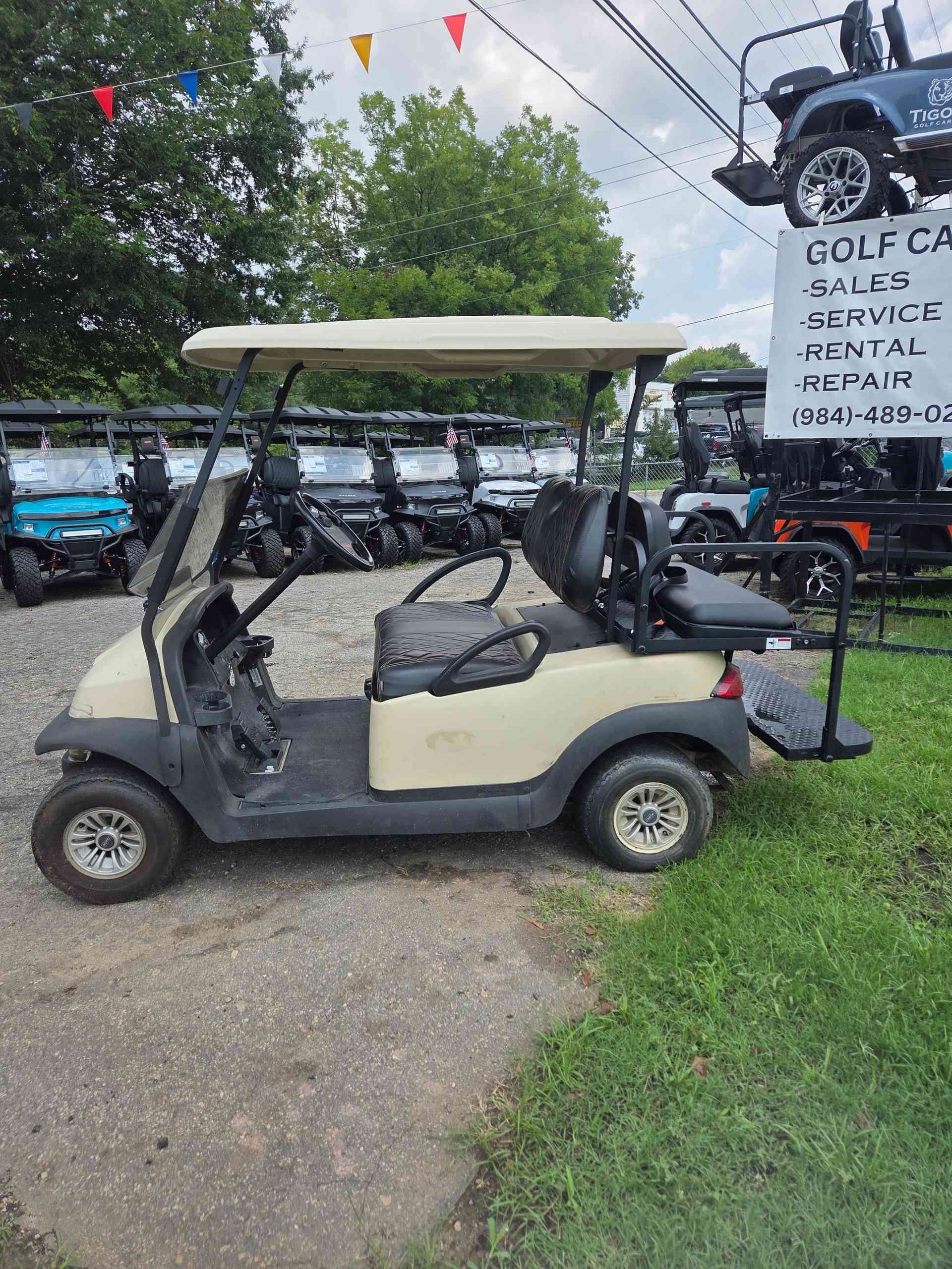 2015 Club Car Precedent Beige golf cart in Beige — photo 2 of 4, Raleigh, NC