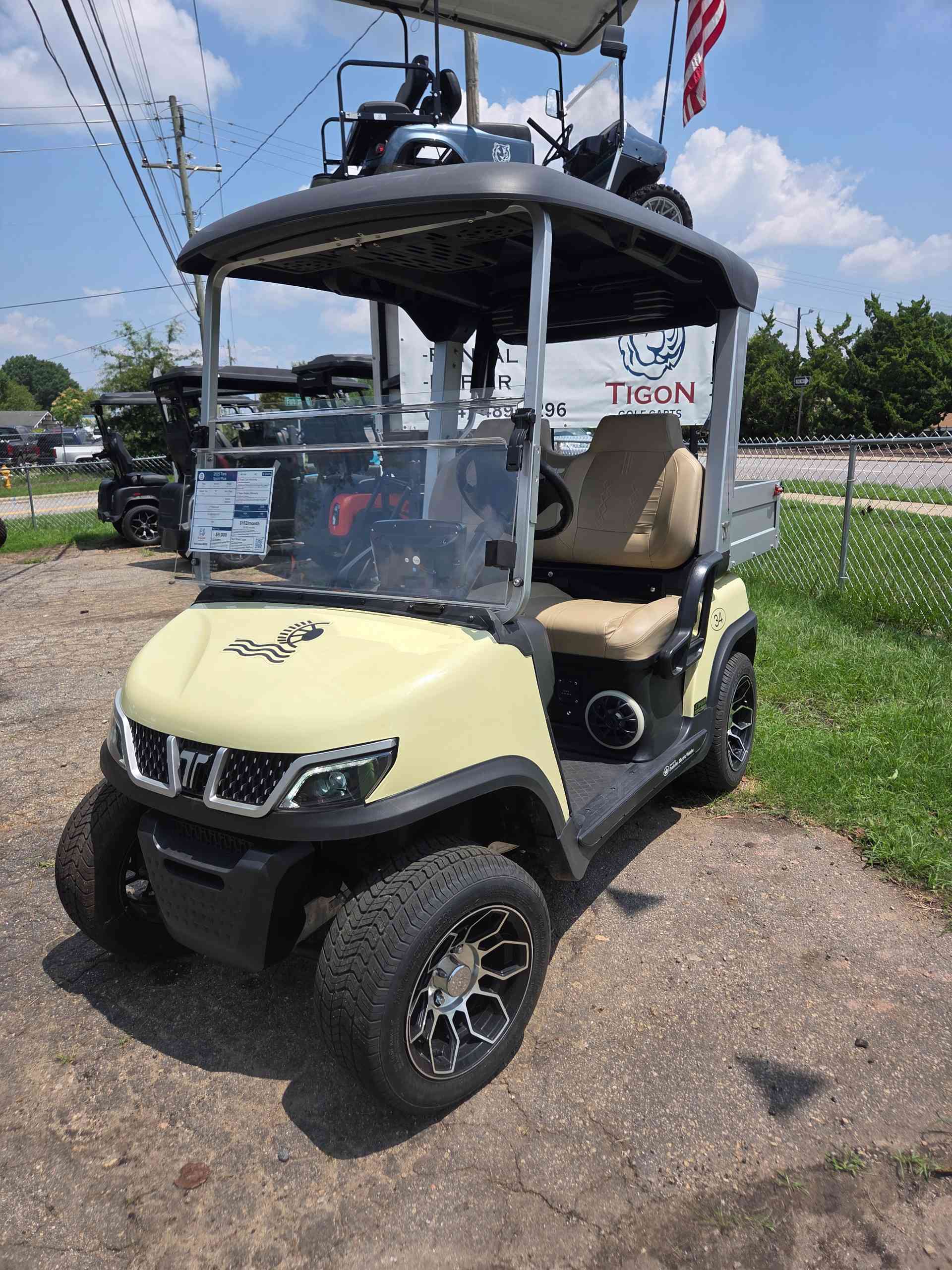 2025 Tara Spirit Plus Golf Cart in Beige