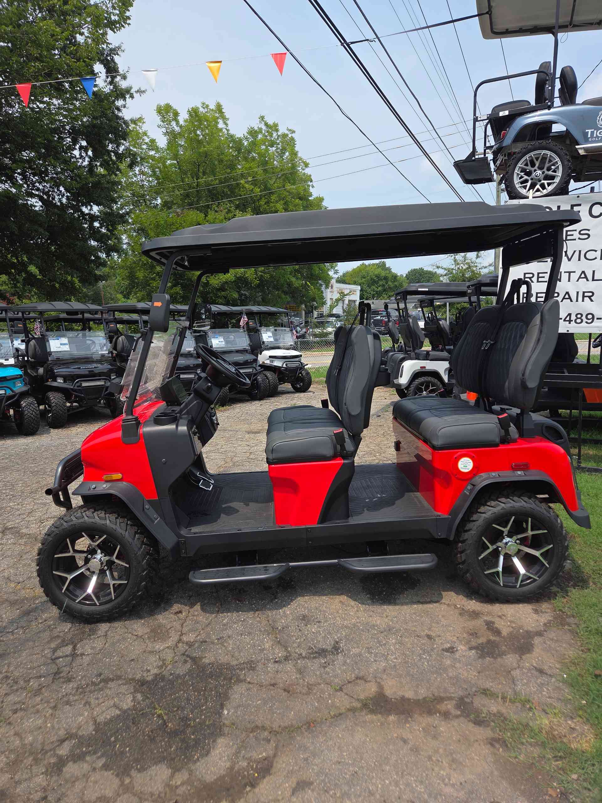 2026 Denago Rover XL Scarlet golf cart in Scarlet — photo 2 of 4, Raleigh, NC