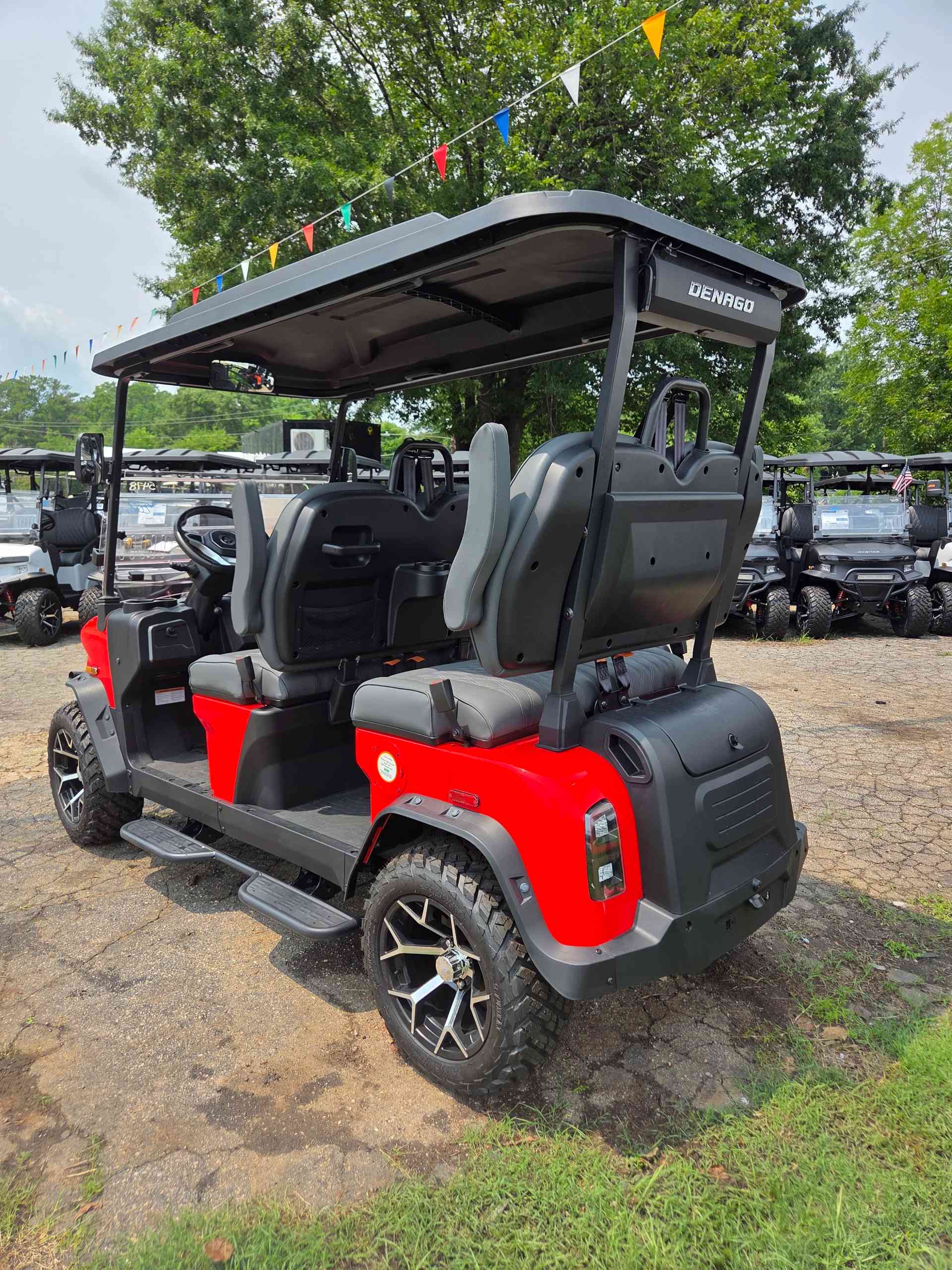 2026 Denago Rover XL Scarlet golf cart in Scarlet — photo 3 of 4, Raleigh, NC