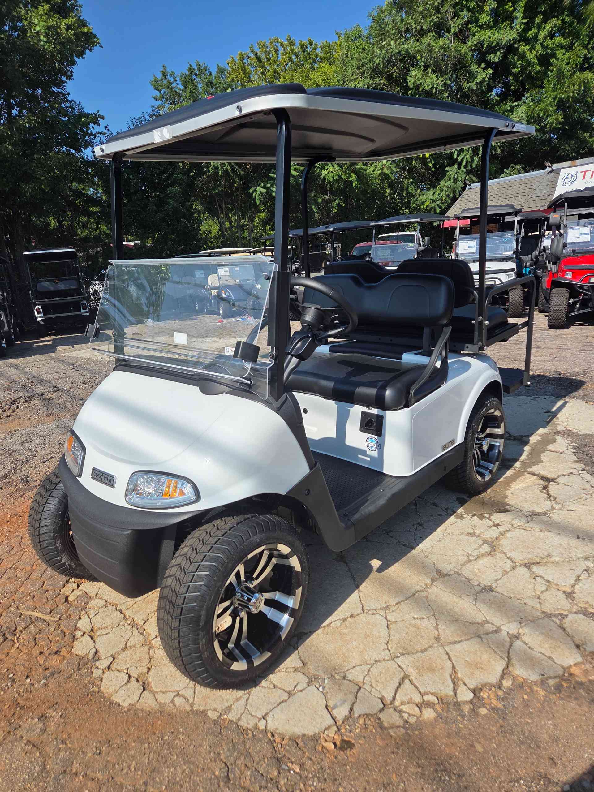 2021 EZGO RXV White golf cart in White — photo 2 of 5, Raleigh, NC
