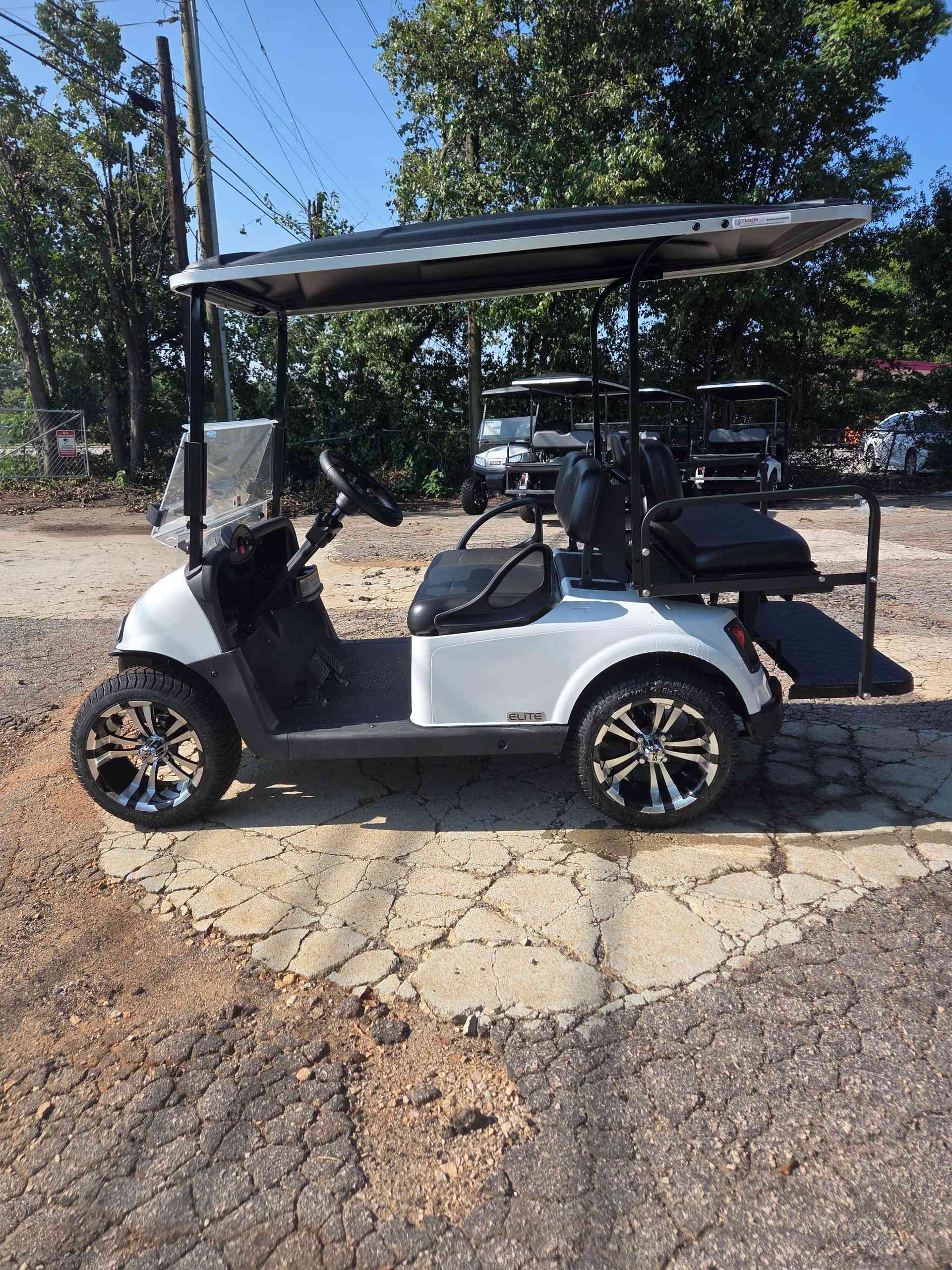2021 EZGO RXV White golf cart in White — photo 3 of 5, Raleigh, NC