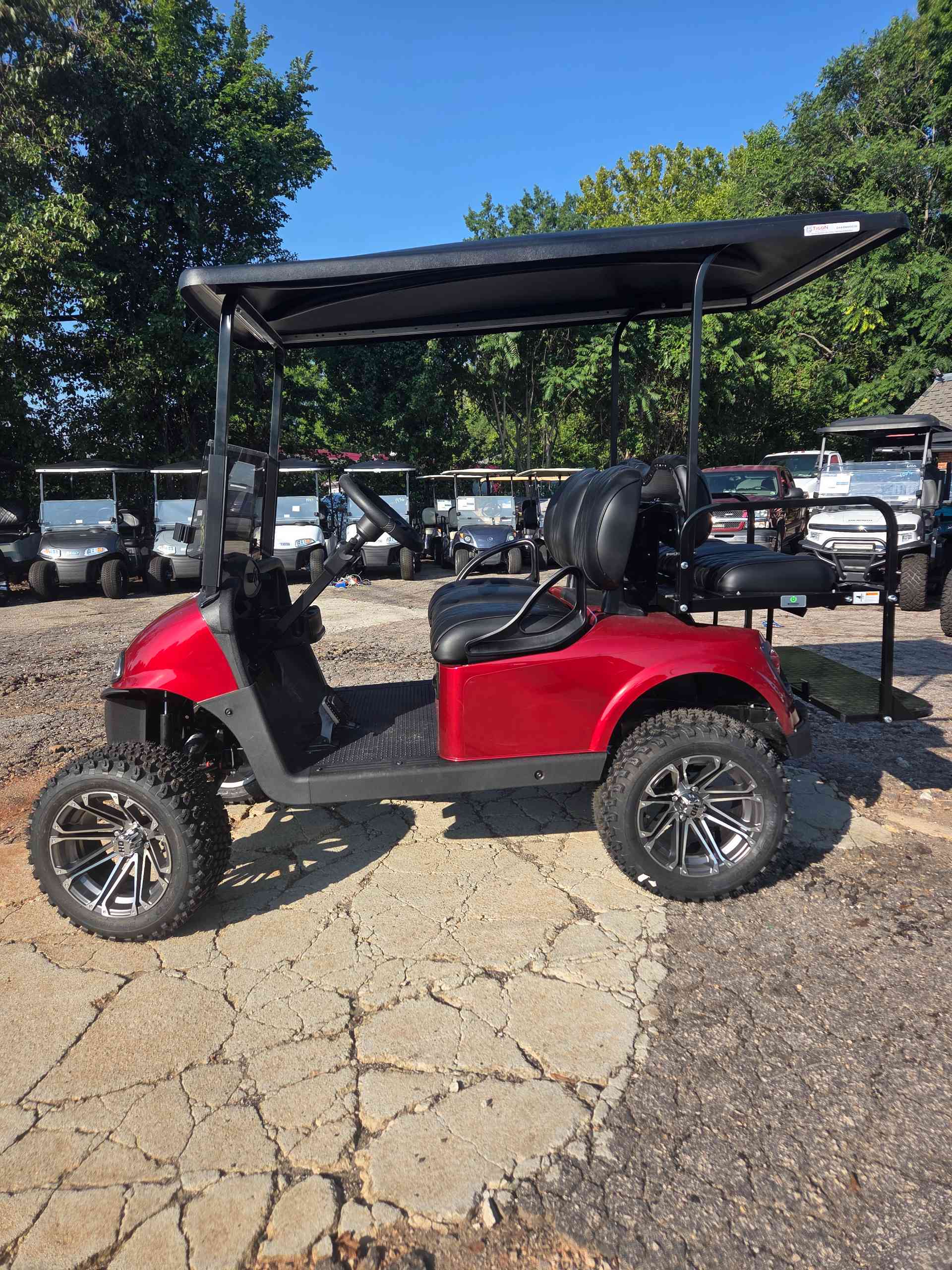 2021 EZGO RXV Red golf cart in Red — photo 3 of 5, Raleigh, NC