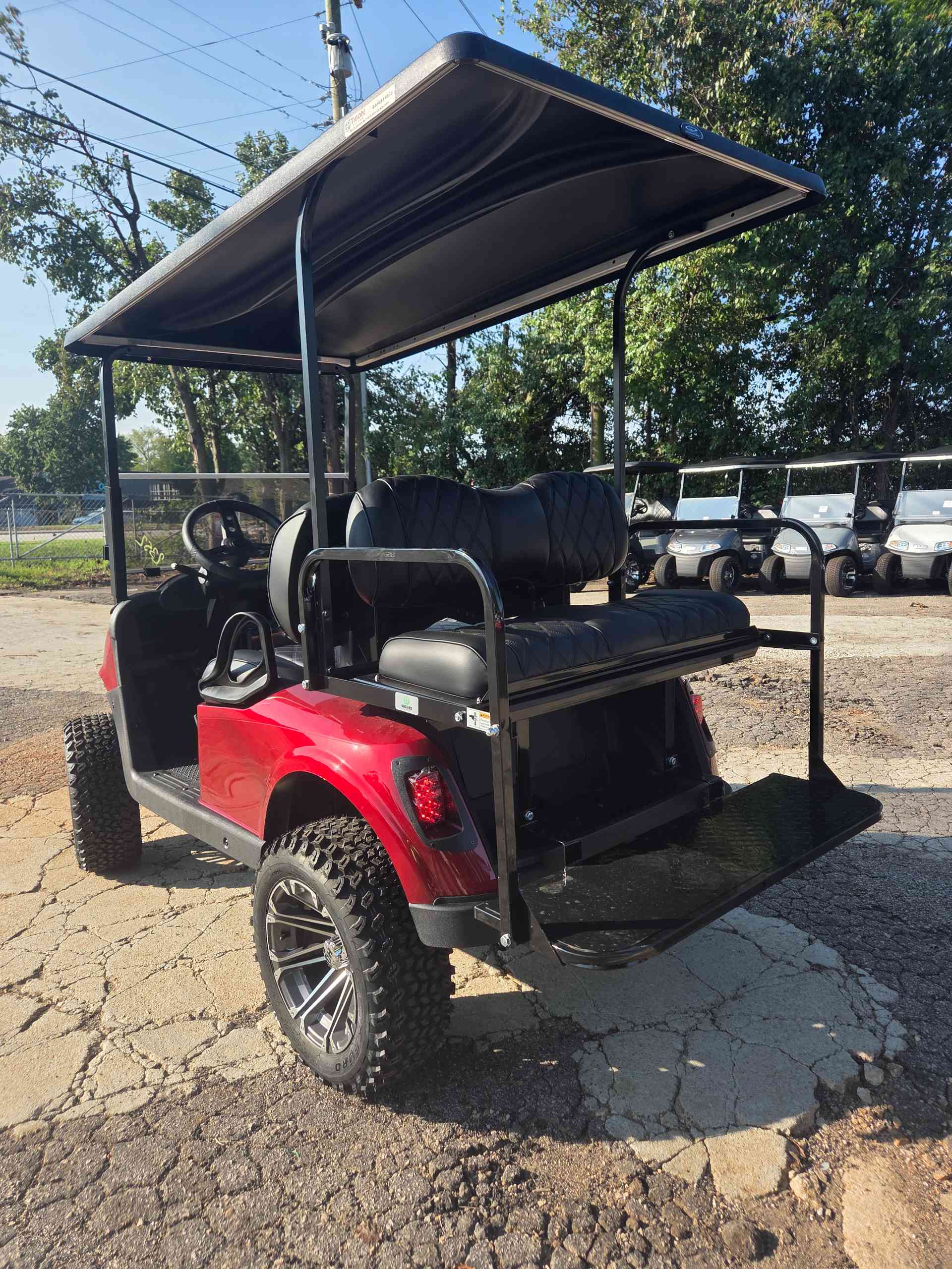 2021 EZGO RXV Red golf cart in Red — photo 4 of 5, Raleigh, NC
