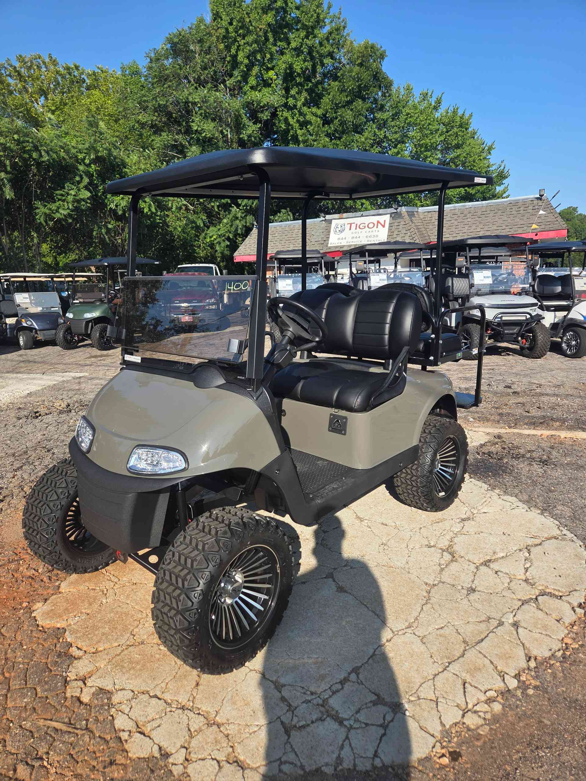 2021 EZGO RXV Beige golf cart in Beige — photo 2 of 5, Raleigh, NC