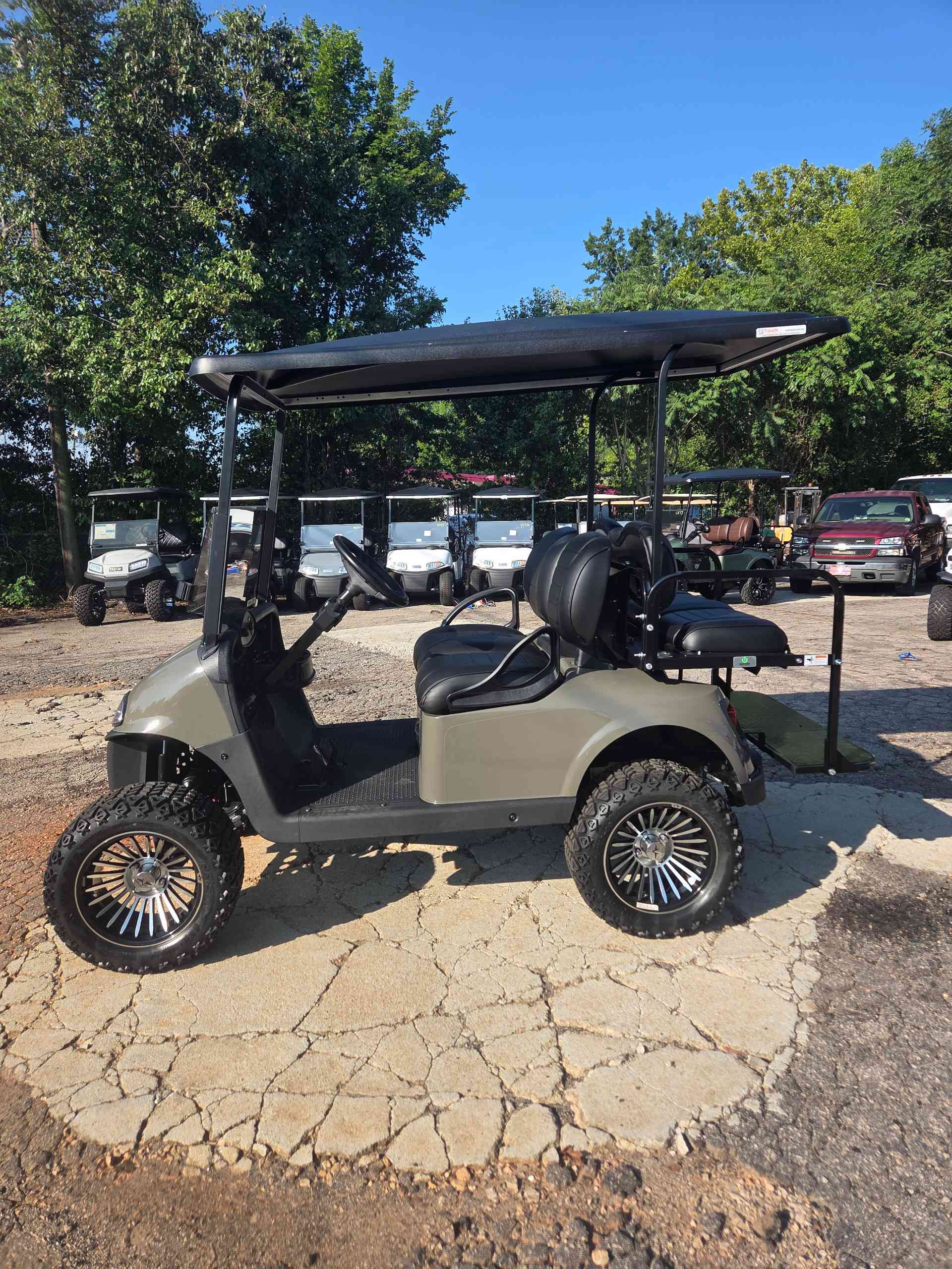 2021 EZGO RXV Beige golf cart in Beige — photo 3 of 5, Raleigh, NC