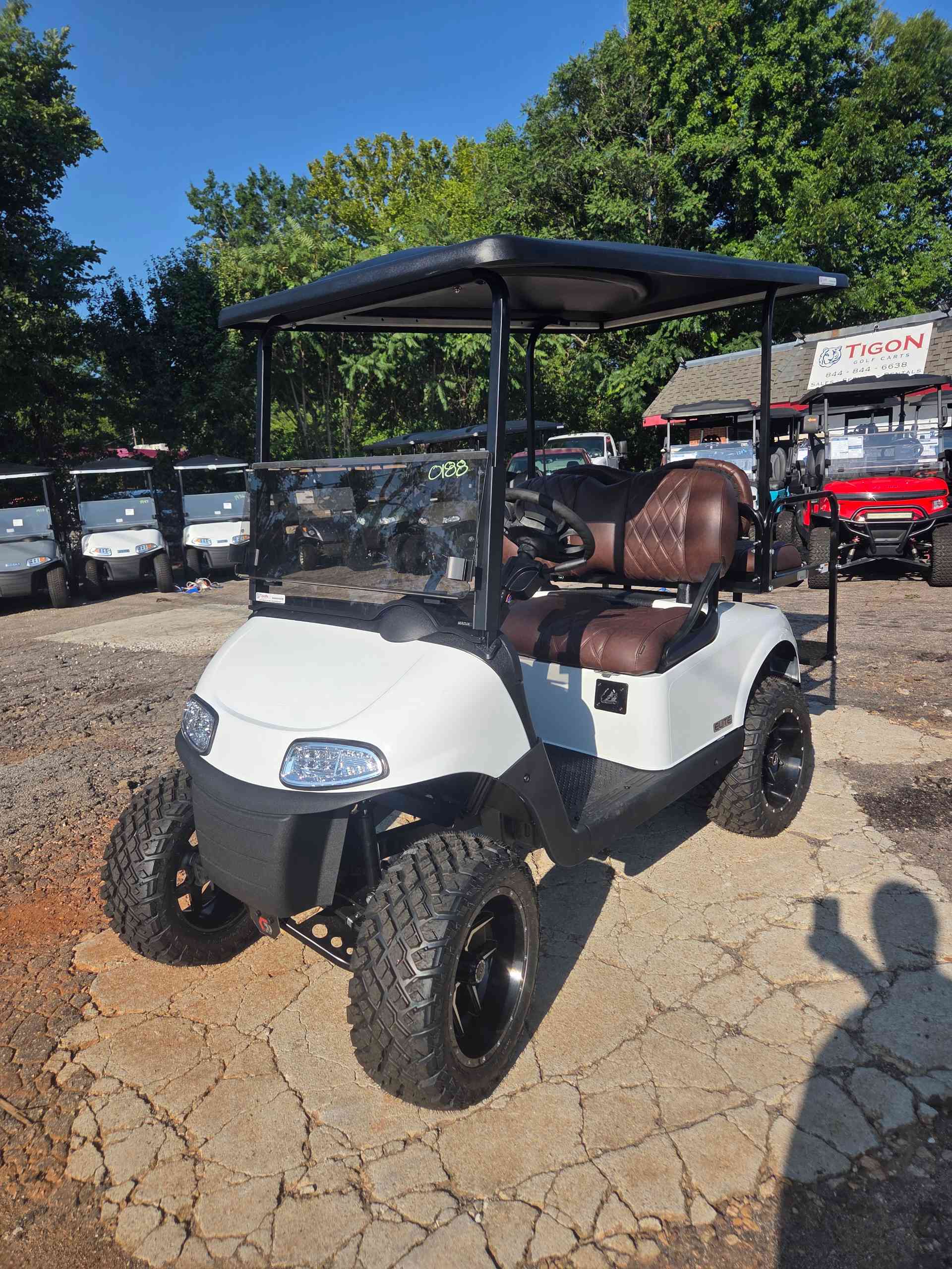 2021 EZGO RXV White golf cart in White — photo 2 of 5, Raleigh, NC