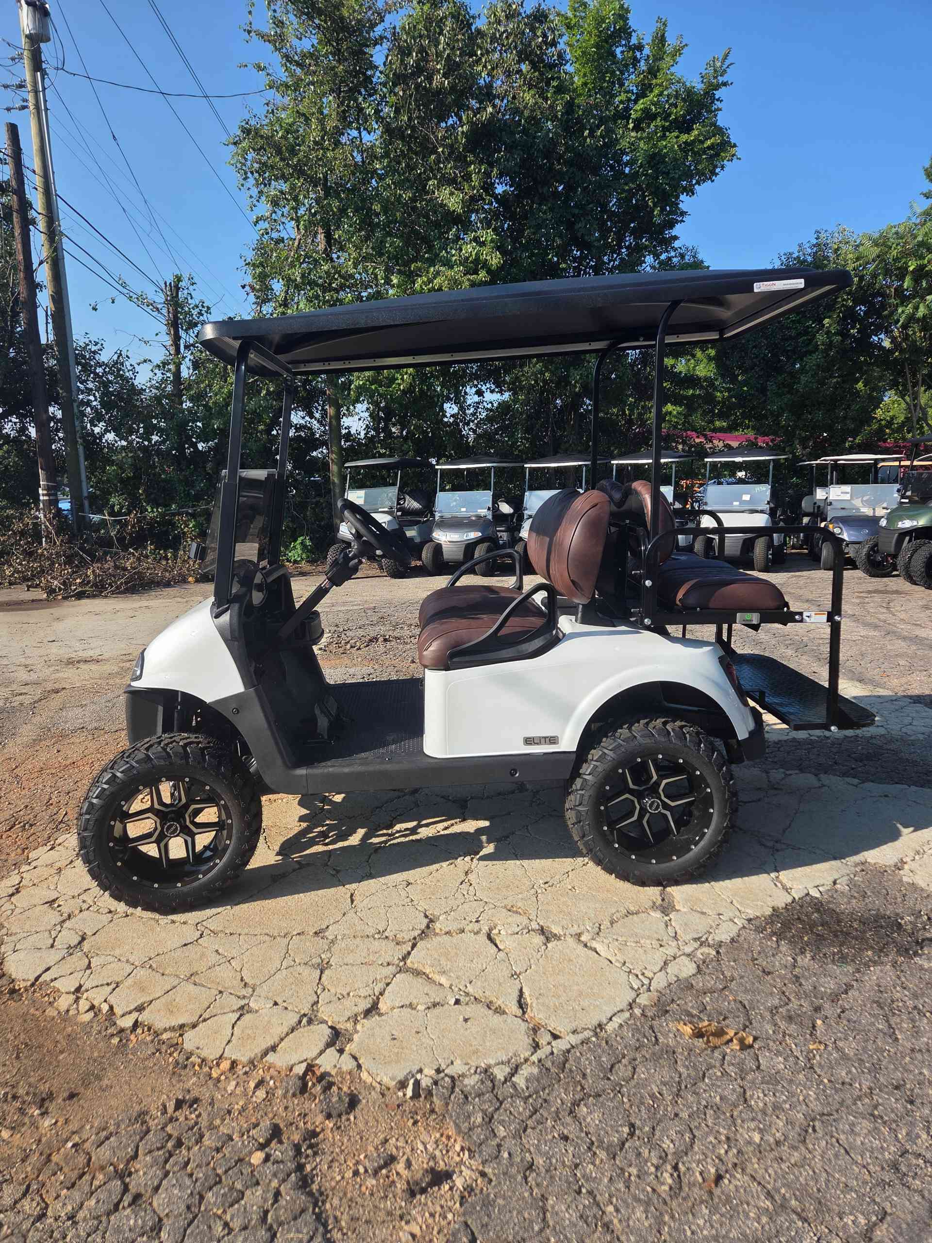 2021 EZGO RXV White golf cart in White — photo 3 of 5, Raleigh, NC