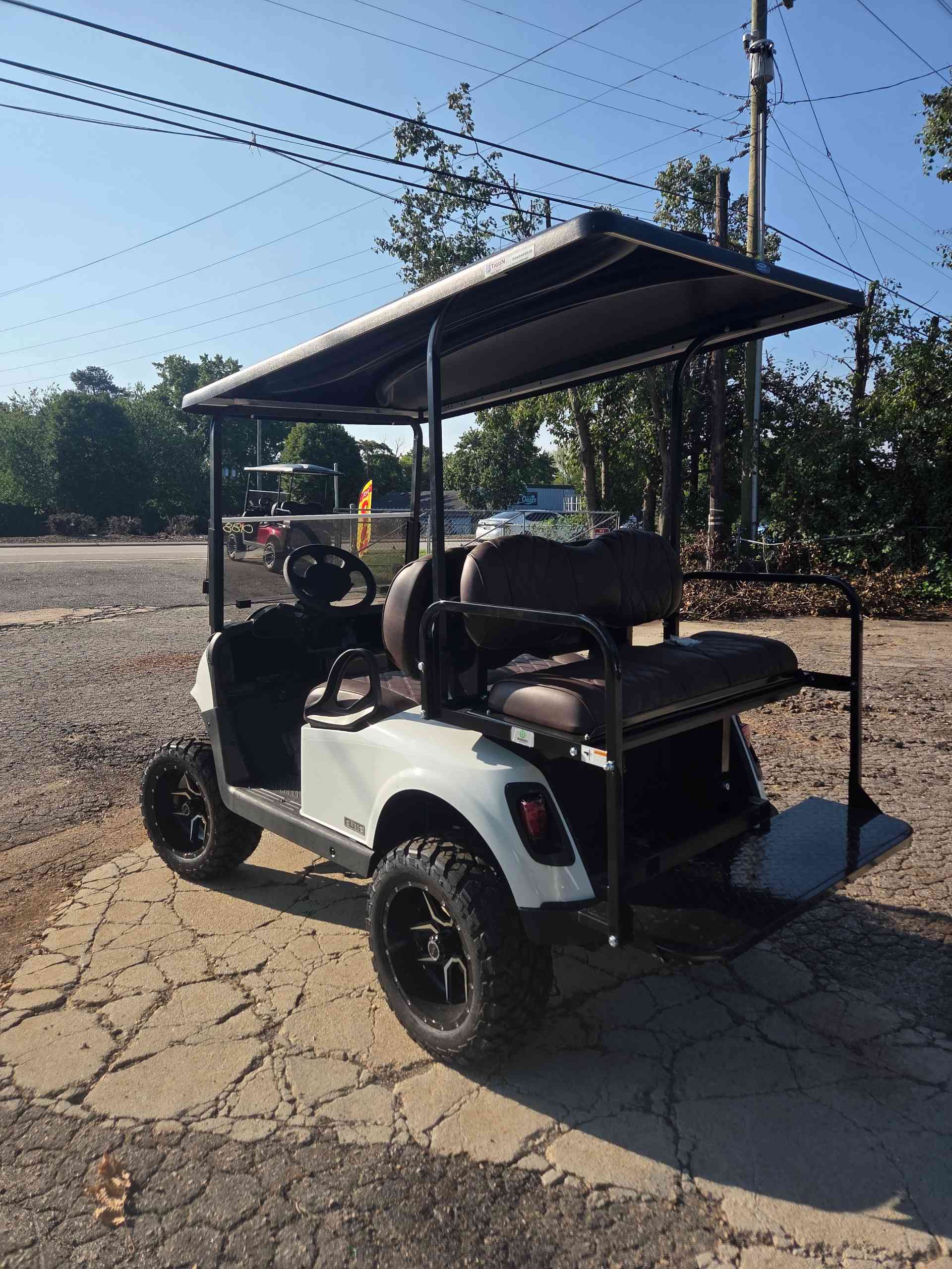 2021 EZGO RXV White golf cart in White — photo 4 of 5, Raleigh, NC