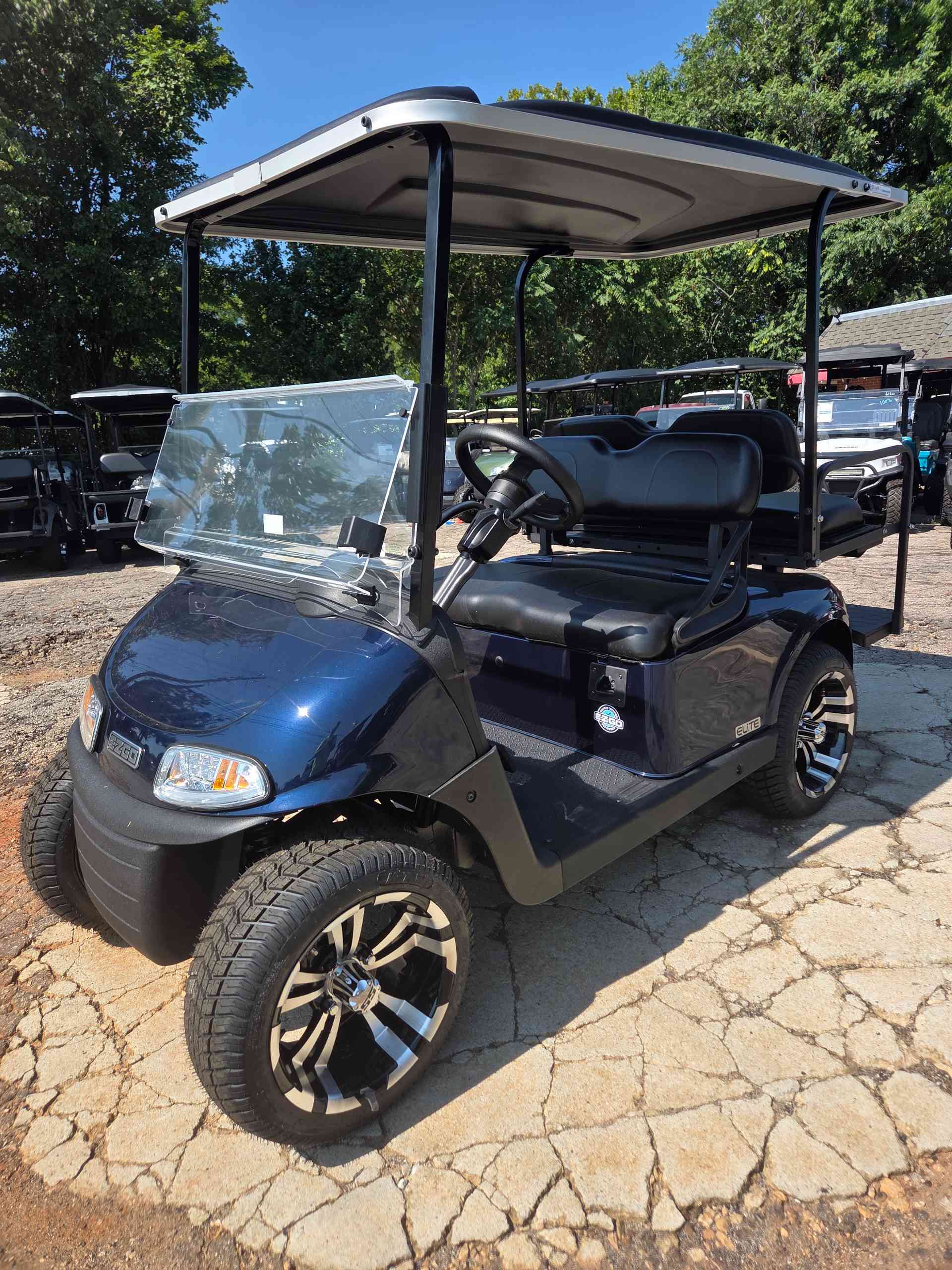 2021 EZGO RXV Blue golf cart in Blue — photo 2 of 5, Raleigh, NC