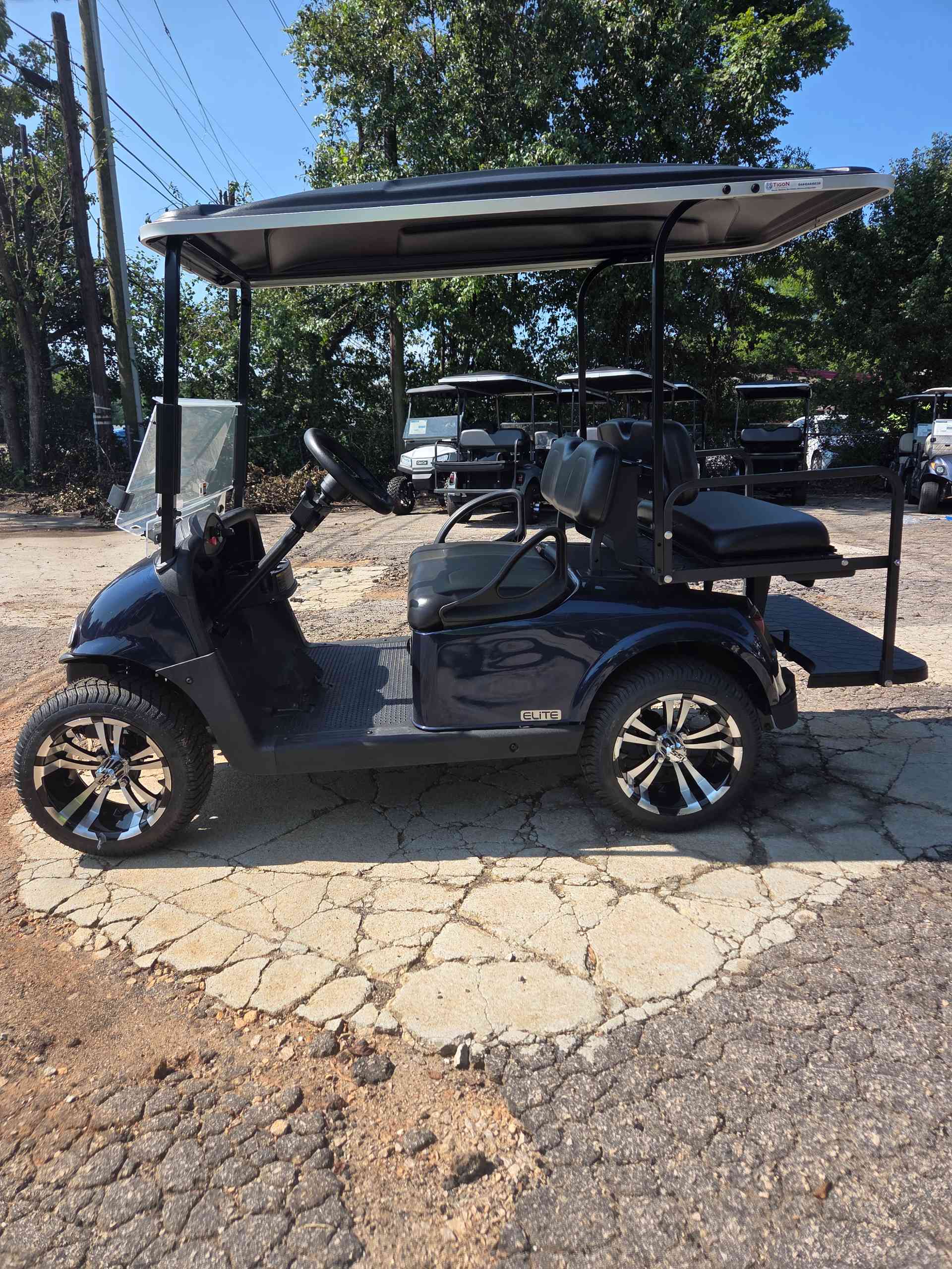 2021 EZGO RXV Blue golf cart in Blue — photo 3 of 5, Raleigh, NC