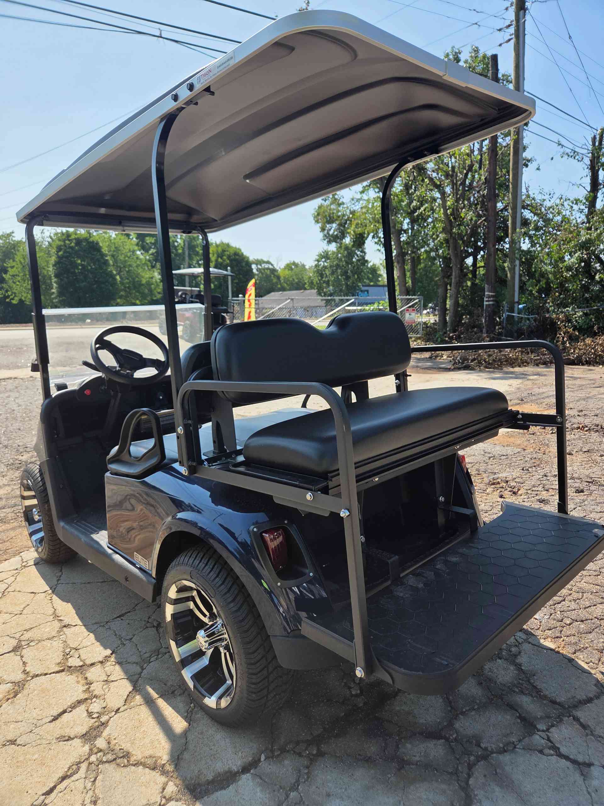 2021 EZGO RXV Blue golf cart in Blue — photo 4 of 5, Raleigh, NC