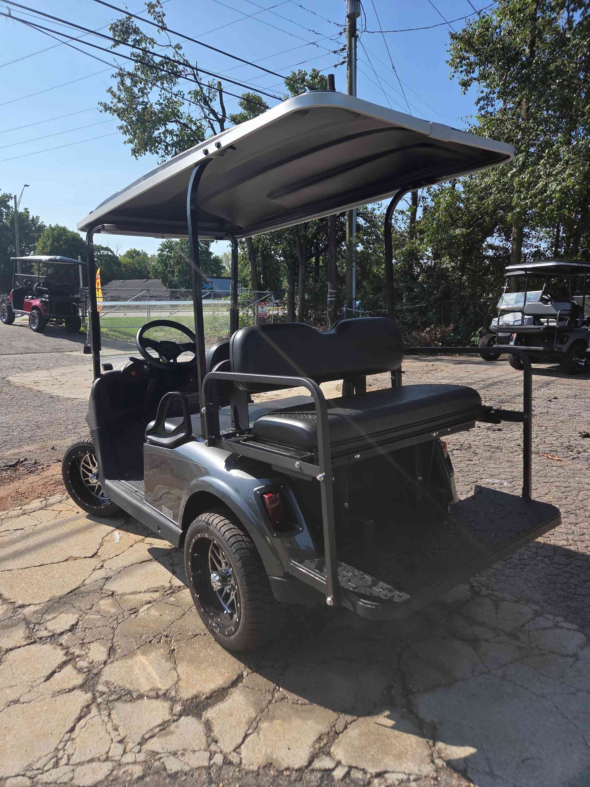 2021 EZGO RXV Gray golf cart in Gray — photo 3 of 4, Raleigh, NC
