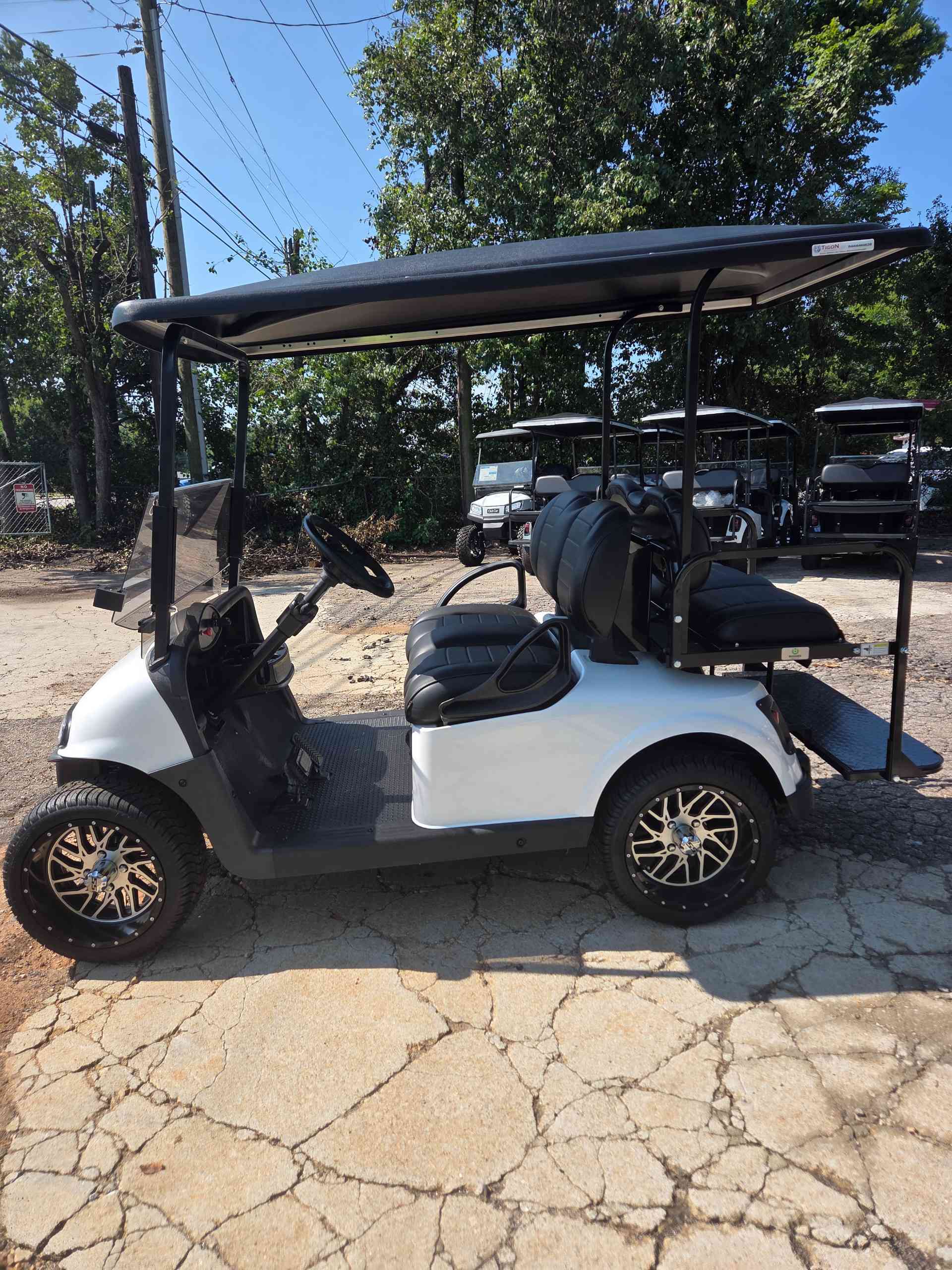 2021 EZGO RXV White golf cart in White — photo 3 of 5, Raleigh, NC