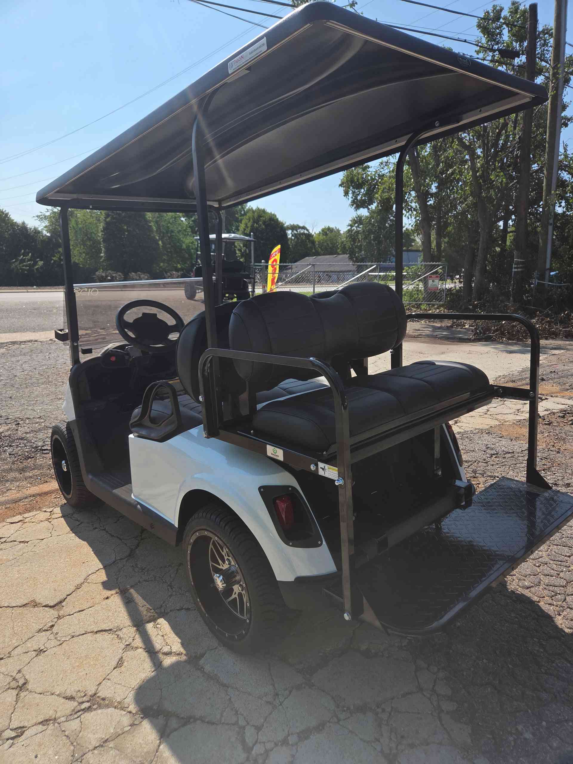 2021 EZGO RXV White golf cart in White — photo 4 of 5, Raleigh, NC