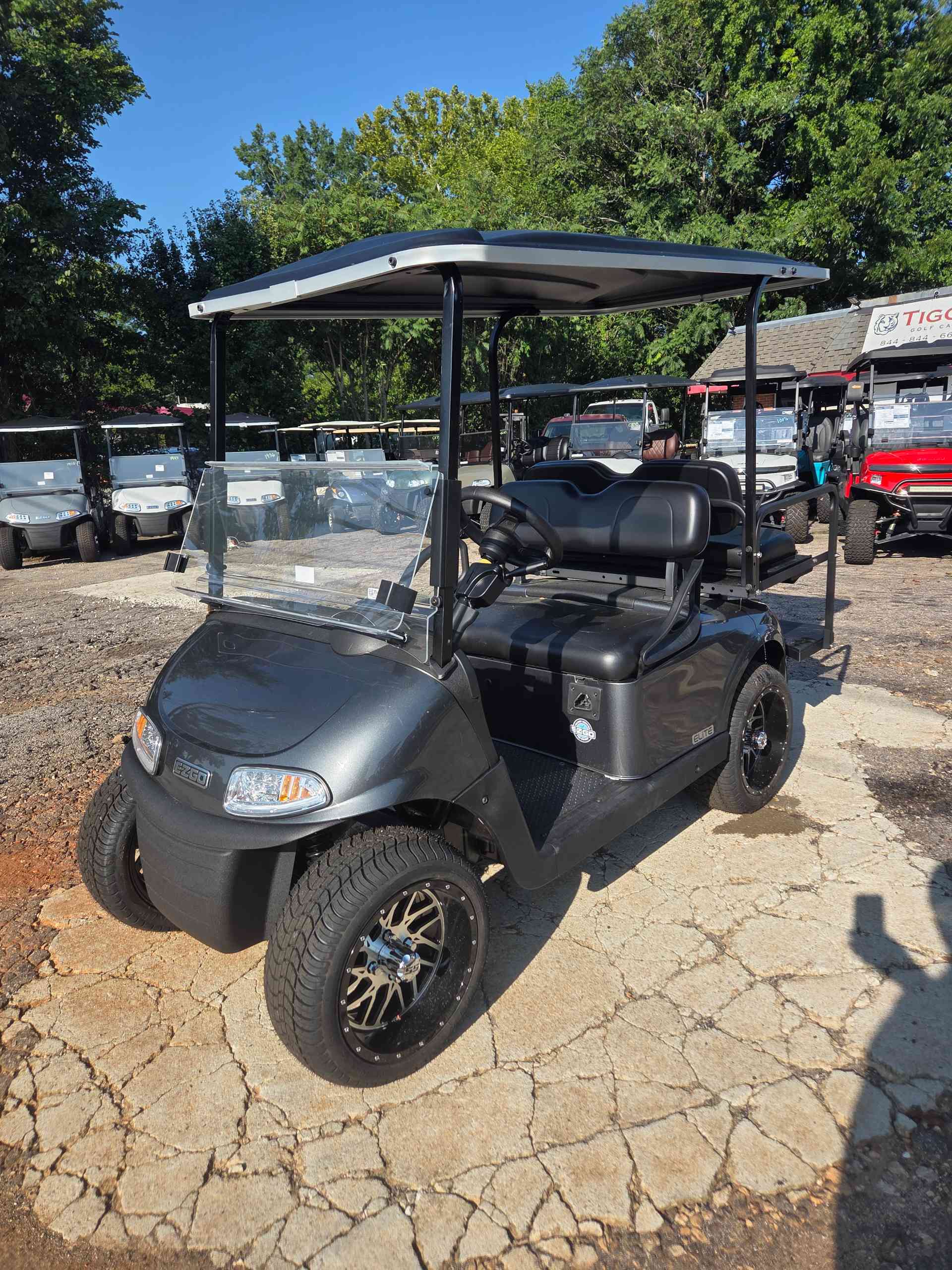 2021 EZGO RXV Black golf cart in Black — photo 2 of 5, Raleigh, NC