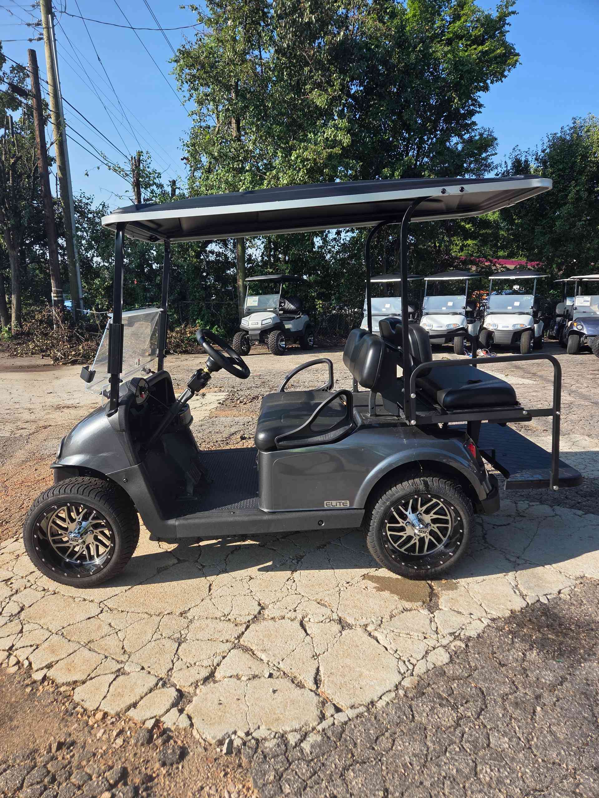 2021 EZGO RXV Black golf cart in Black — photo 3 of 5, Raleigh, NC