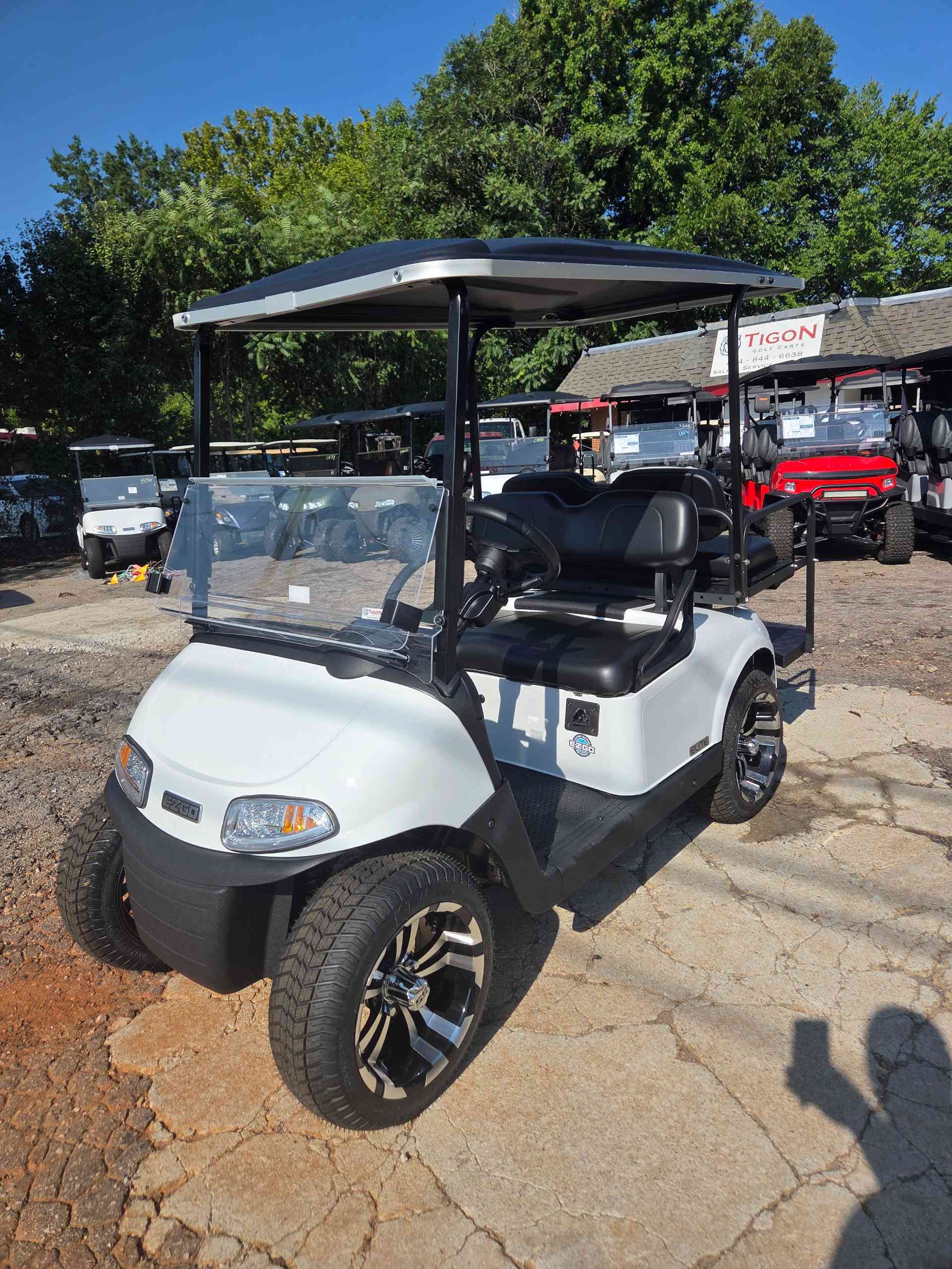 2021 EZGO RXV White golf cart in White — photo 2 of 5, Raleigh, NC