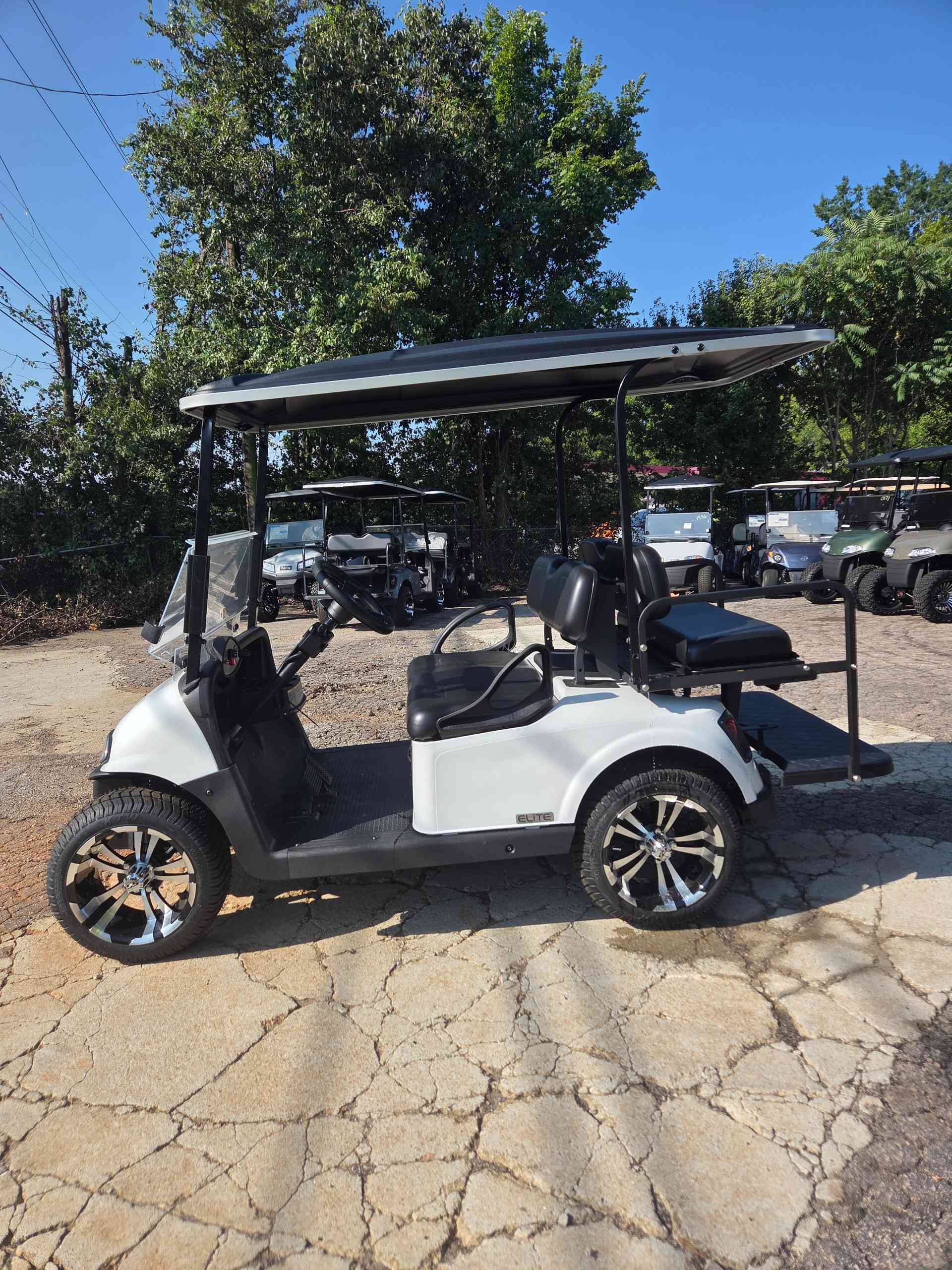 2021 EZGO RXV White golf cart in White — photo 3 of 5, Raleigh, NC