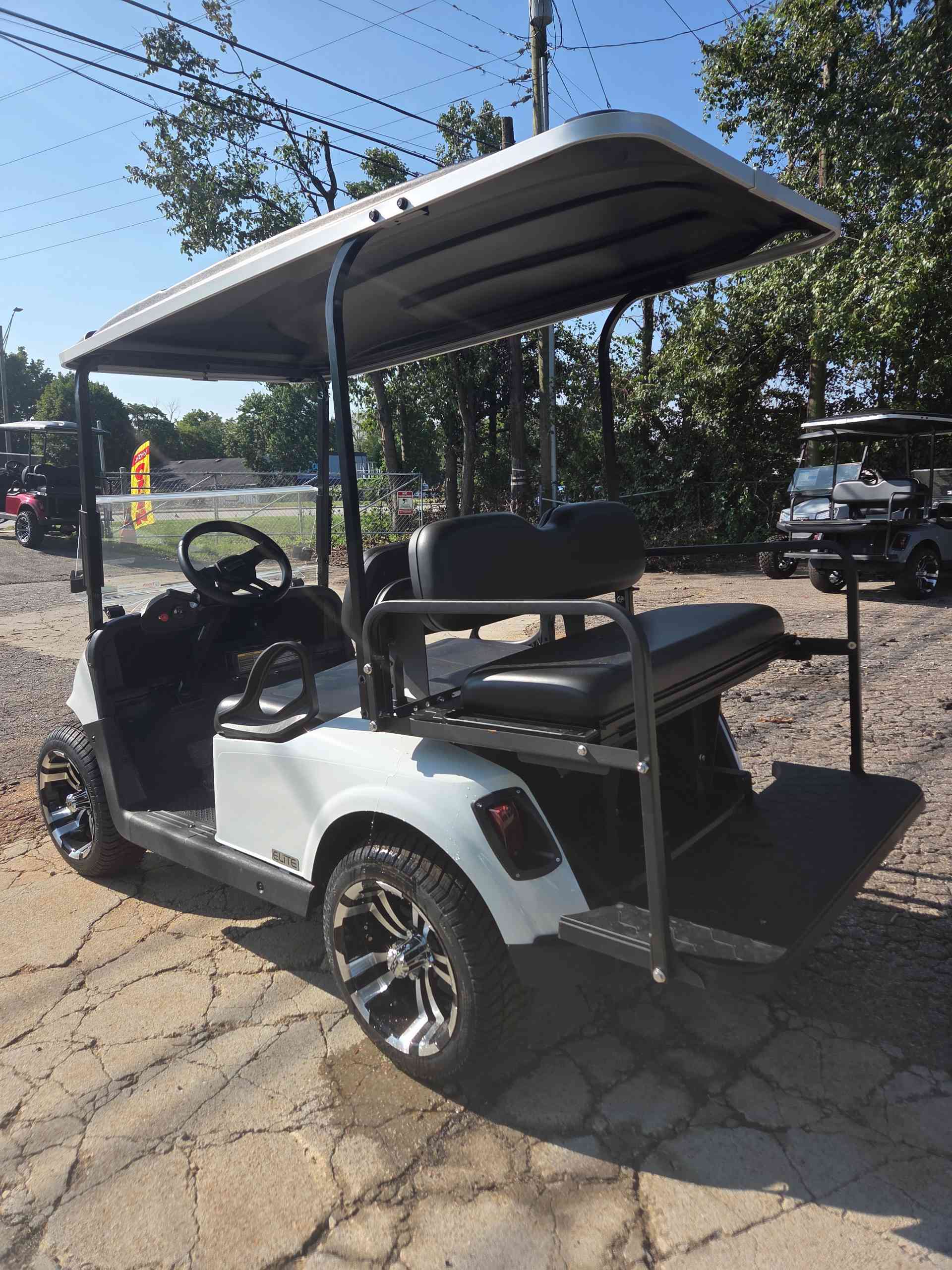 2021 EZGO RXV White golf cart in White — photo 4 of 5, Raleigh, NC