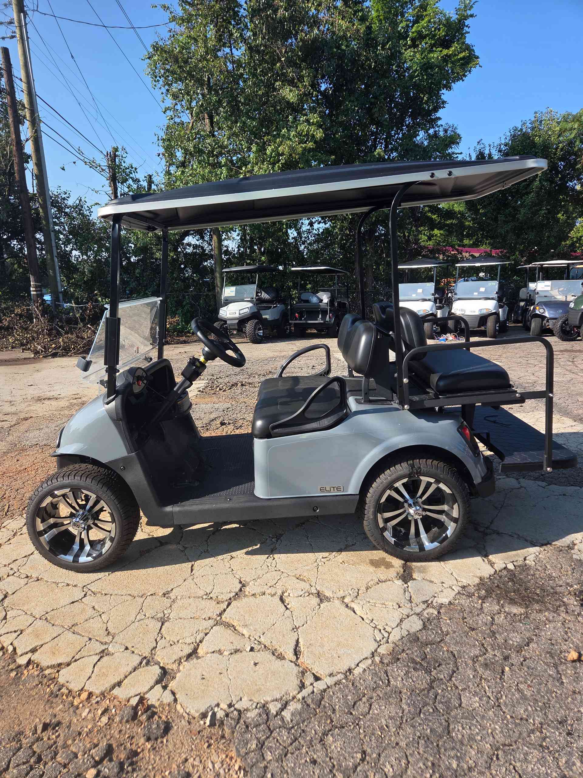 2021 EZGO RXV Gray golf cart in Gray — photo 3 of 4, Raleigh, NC