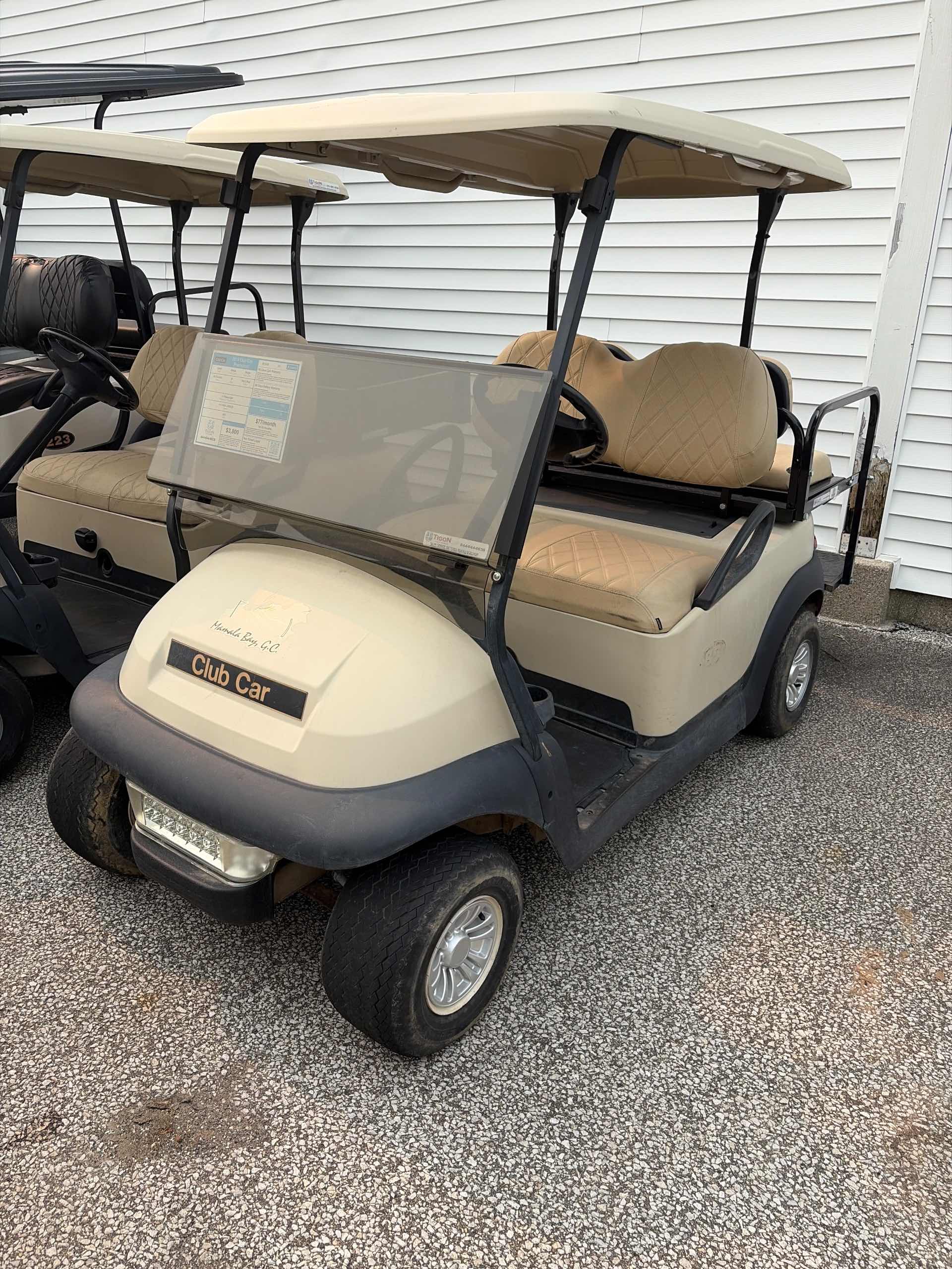 2014 Club Car Precedent Golf Cart in Beige