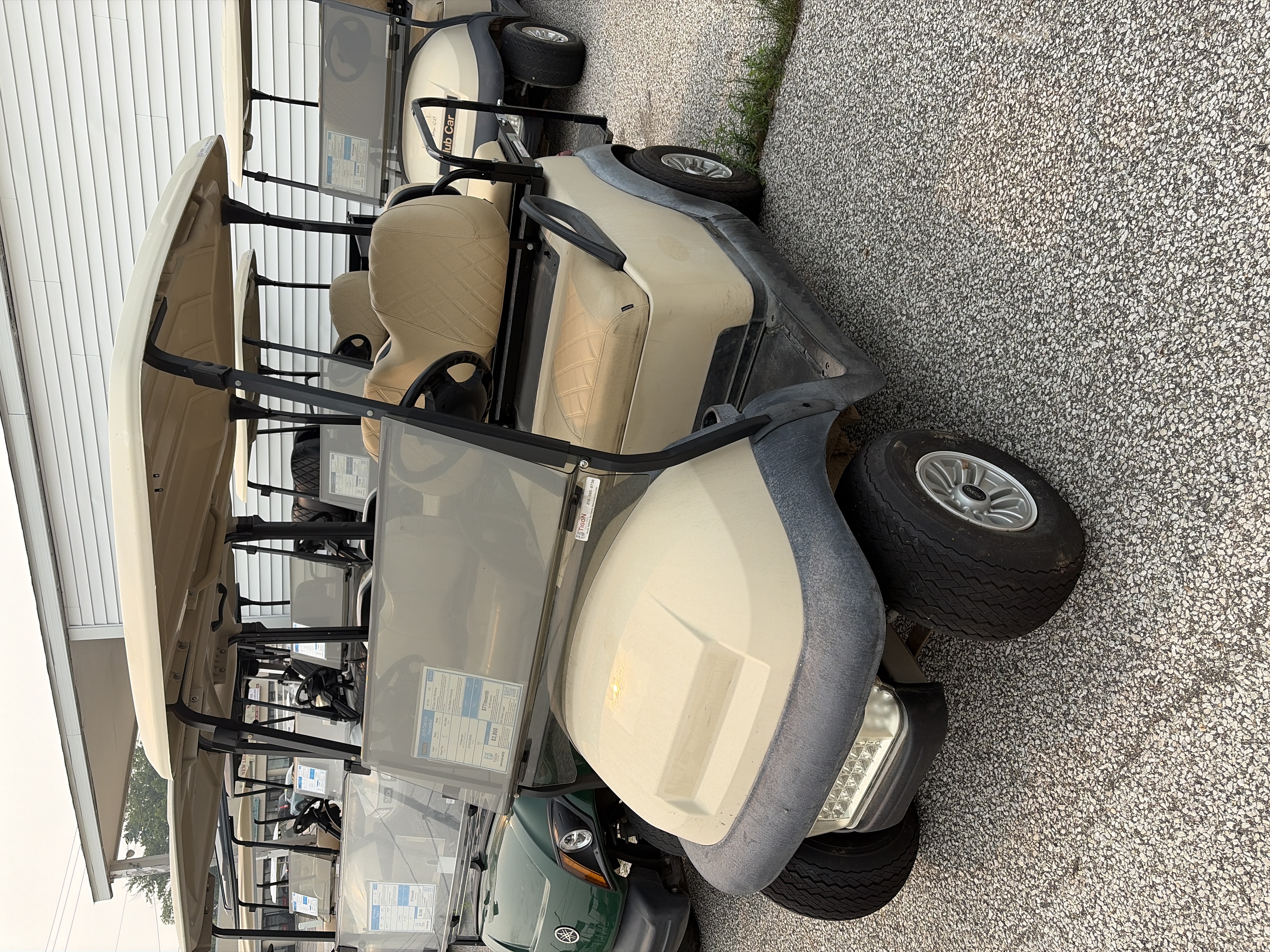 2015 Club Car Precedent Golf Cart in Beige