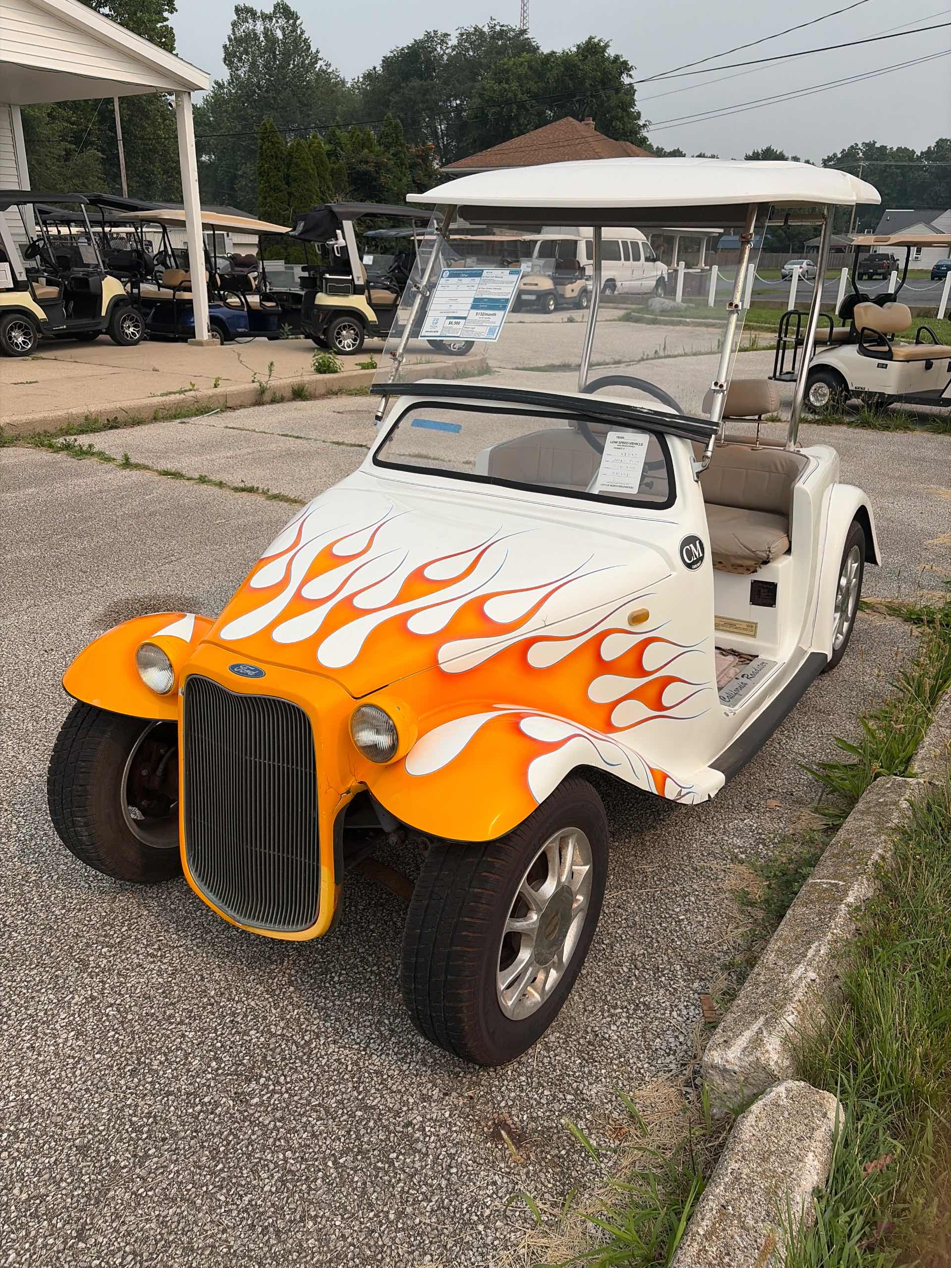 2013 American Custom Golf Carts Other Golf Cart in white