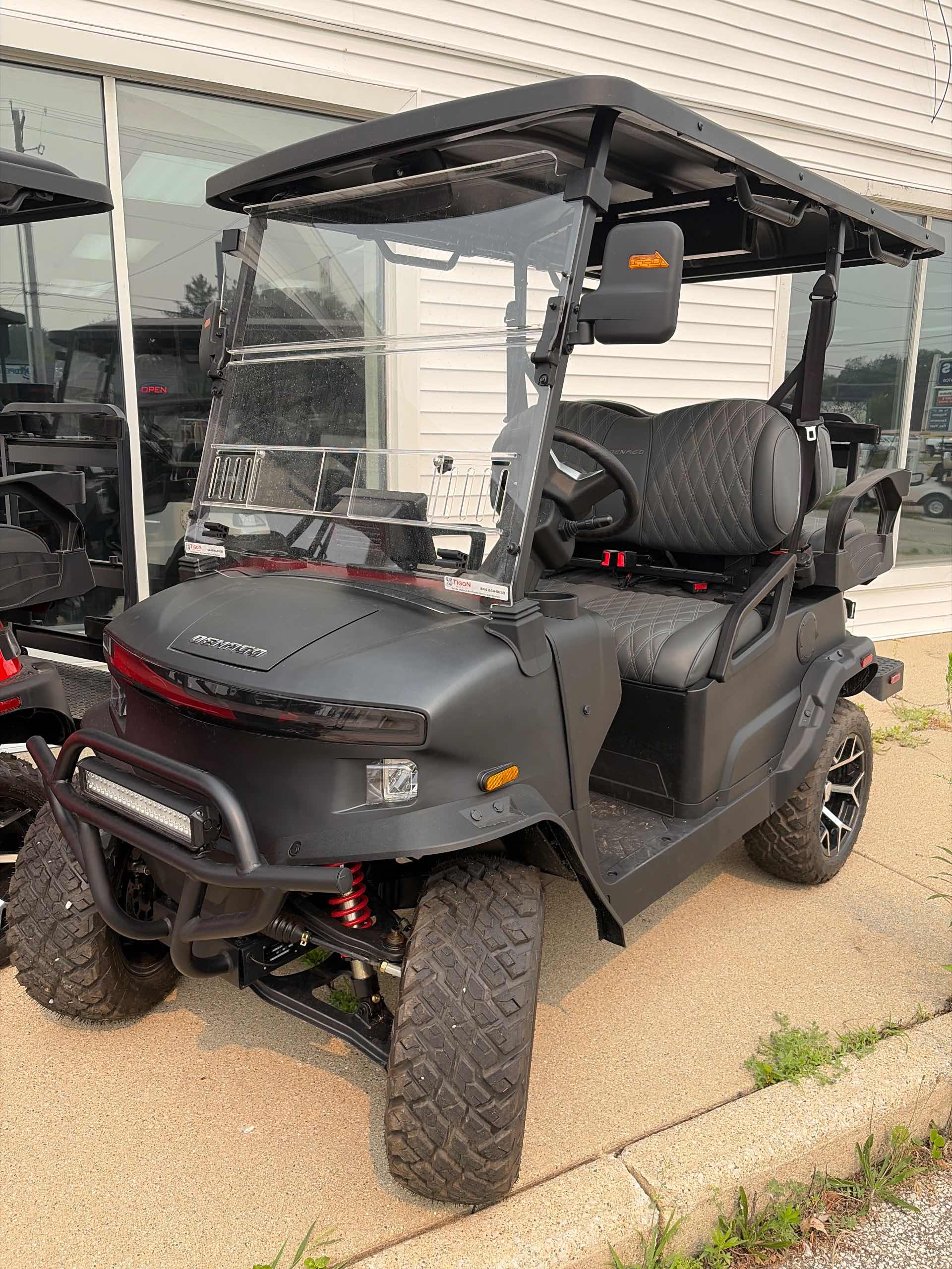 2026 Denago Nomad XL Golf Cart in Matte Black