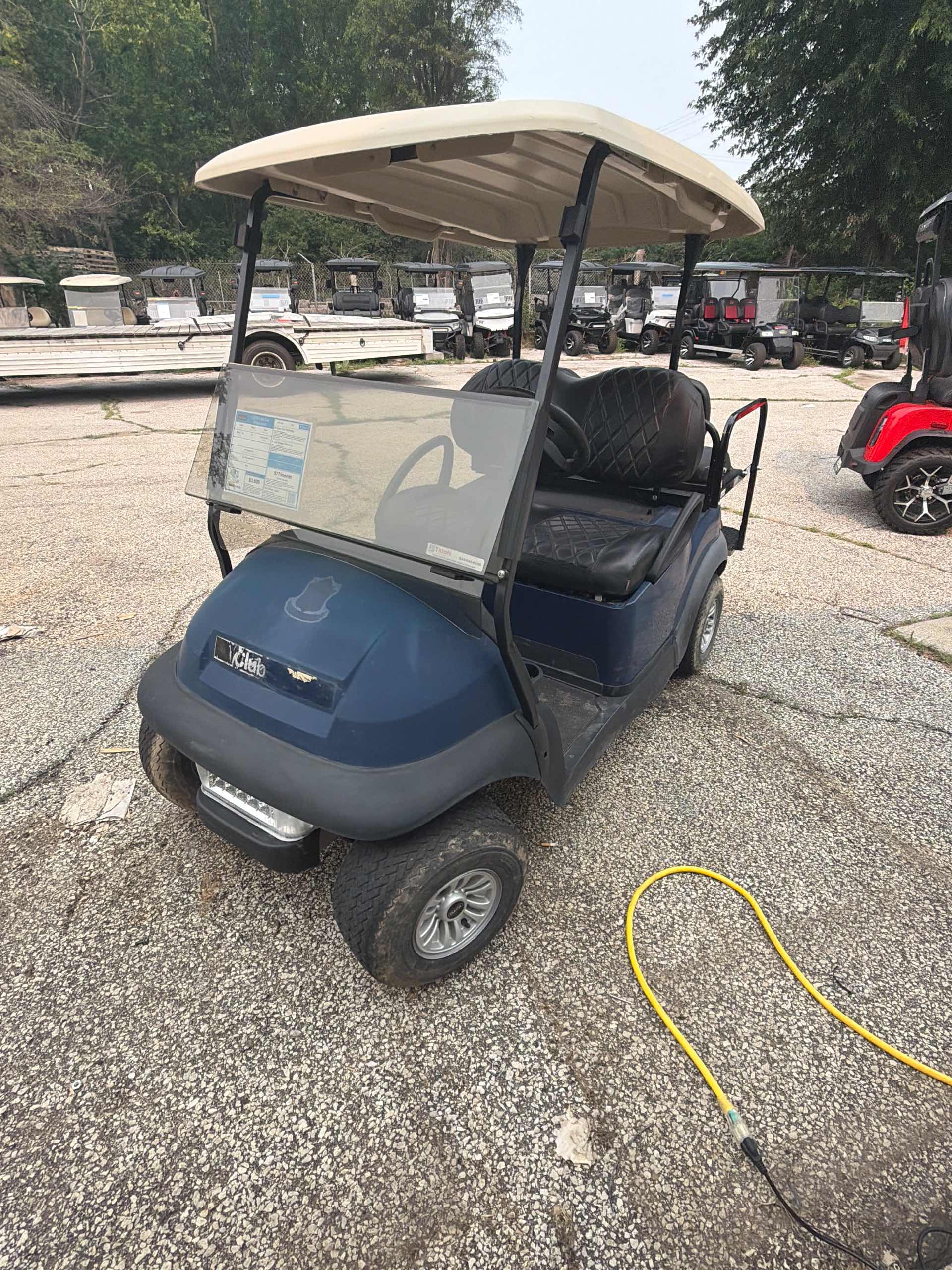 2019 Club Car Precedent Golf Cart in Blue