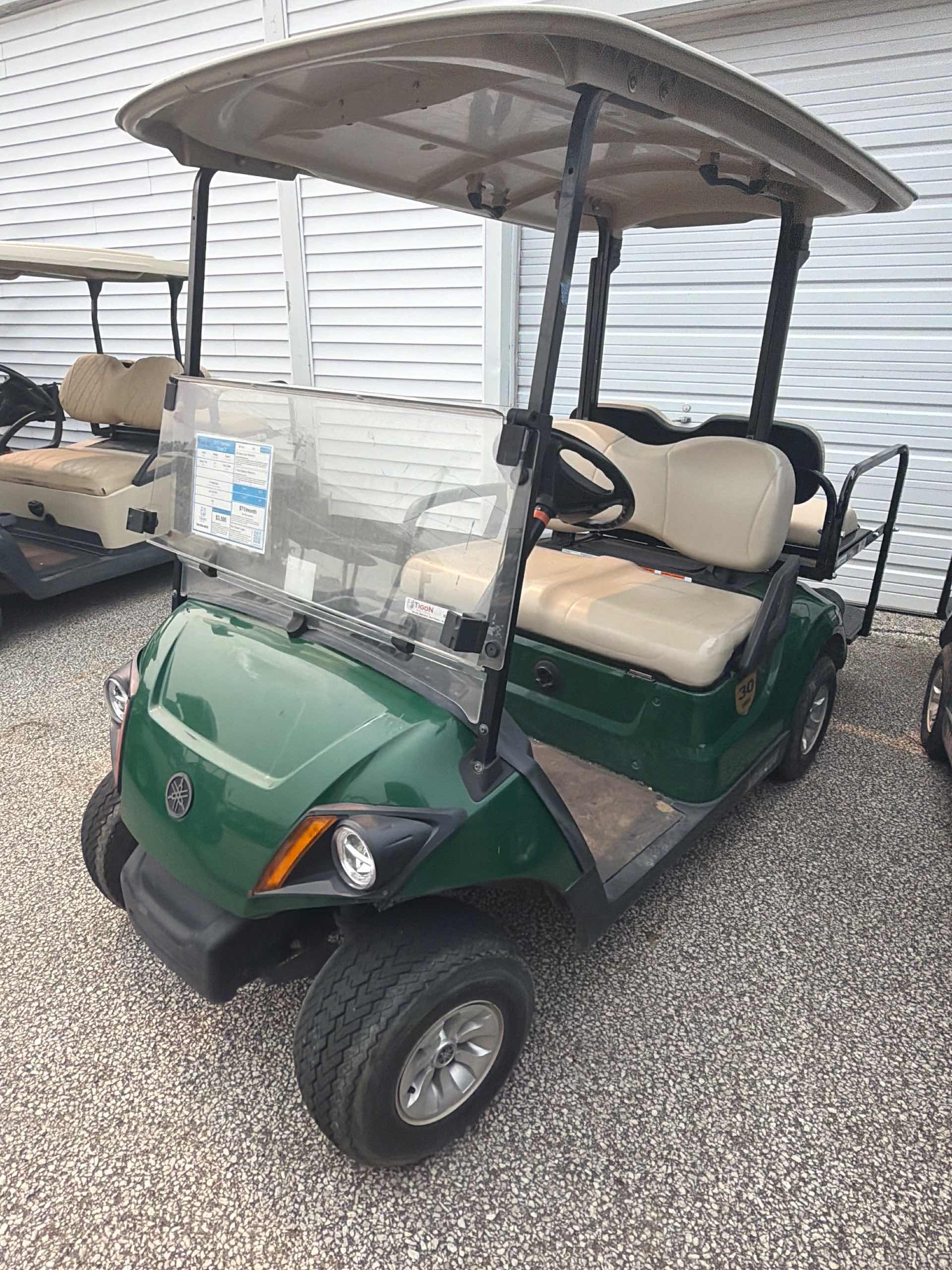 2017 Yamaha Drive 2 Golf Cart in Green