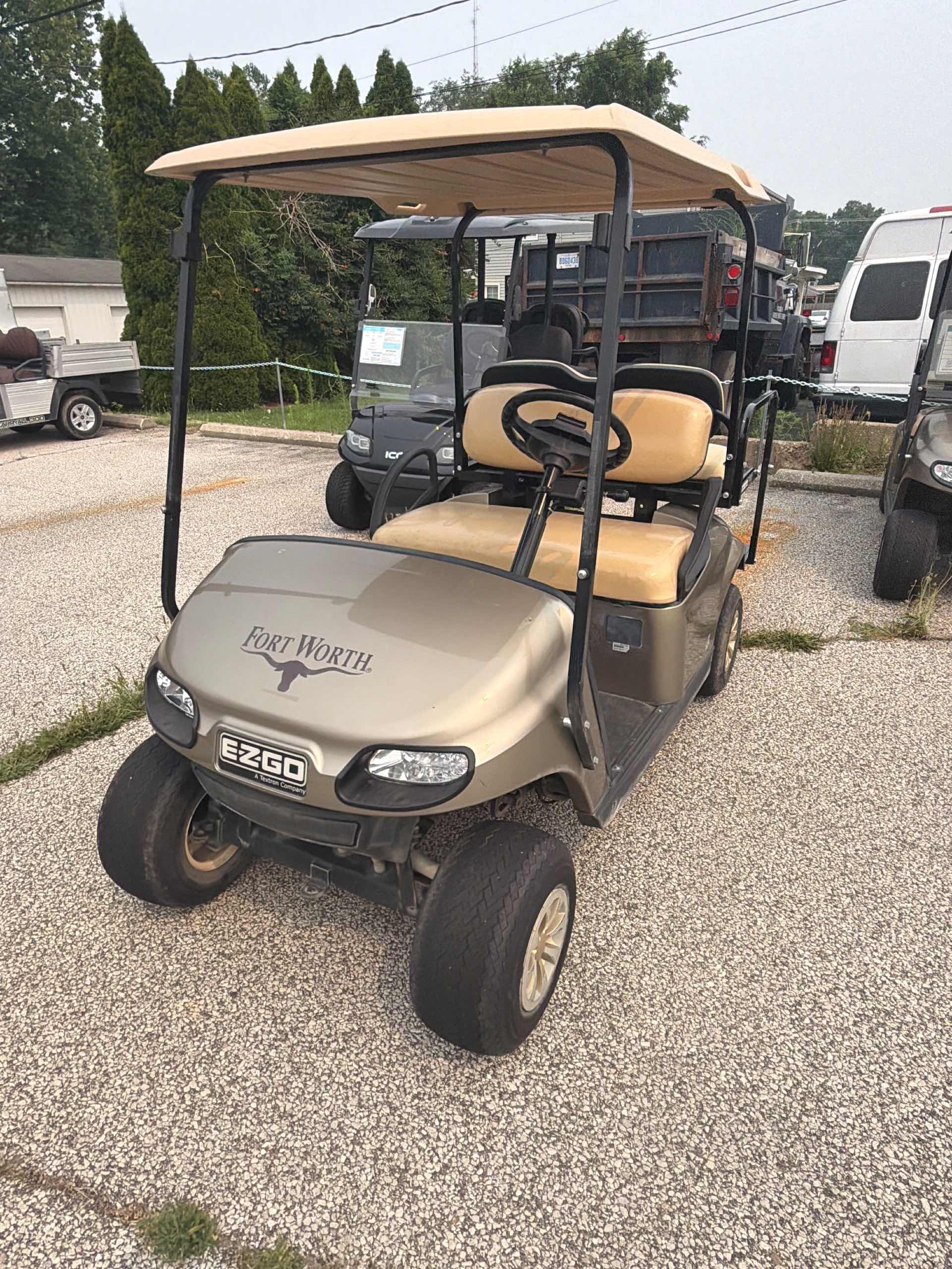 2021 EZGO TXT Golf Cart in Champane