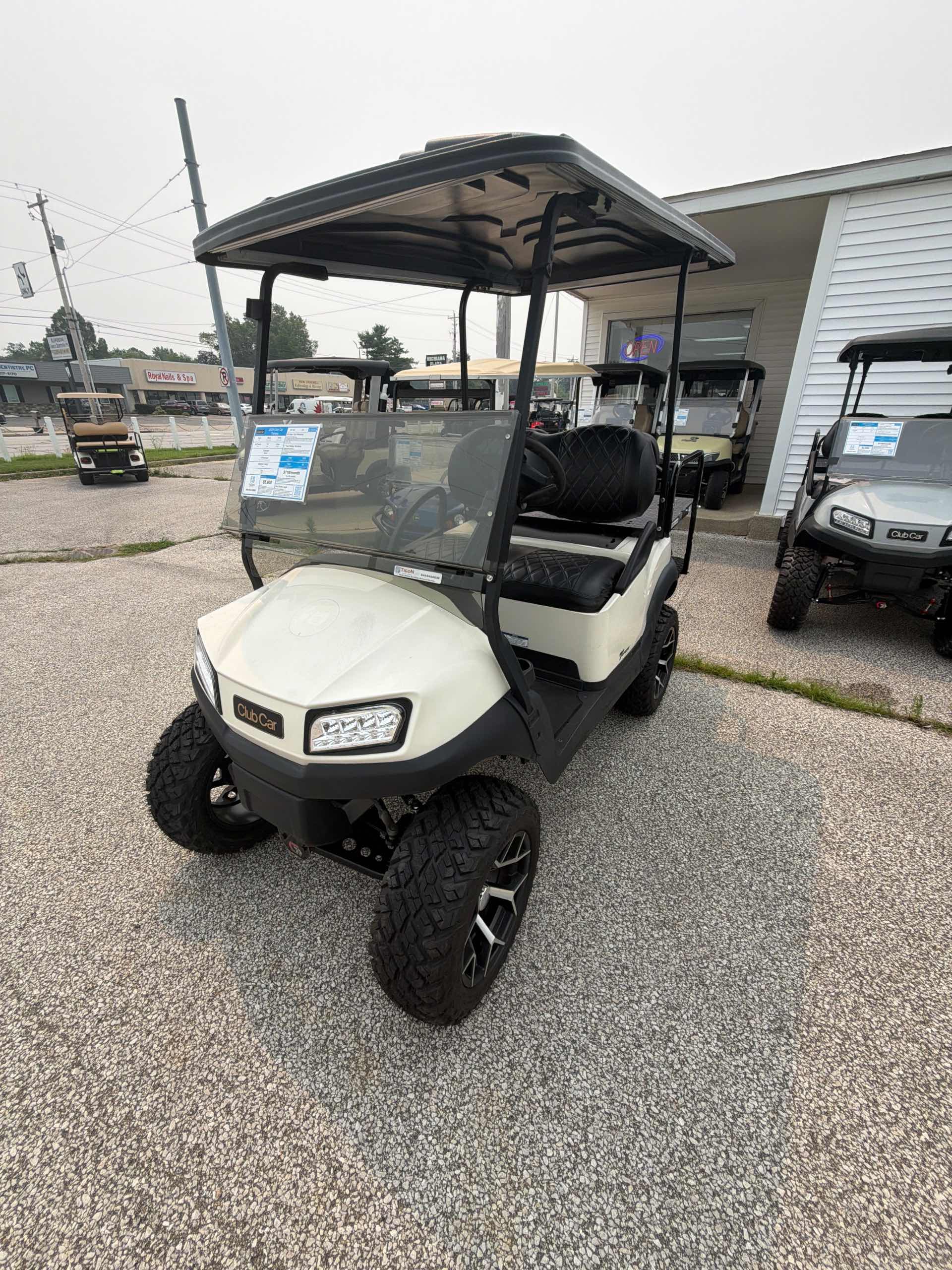 2020 Club Car Tempo Golf Cart in White