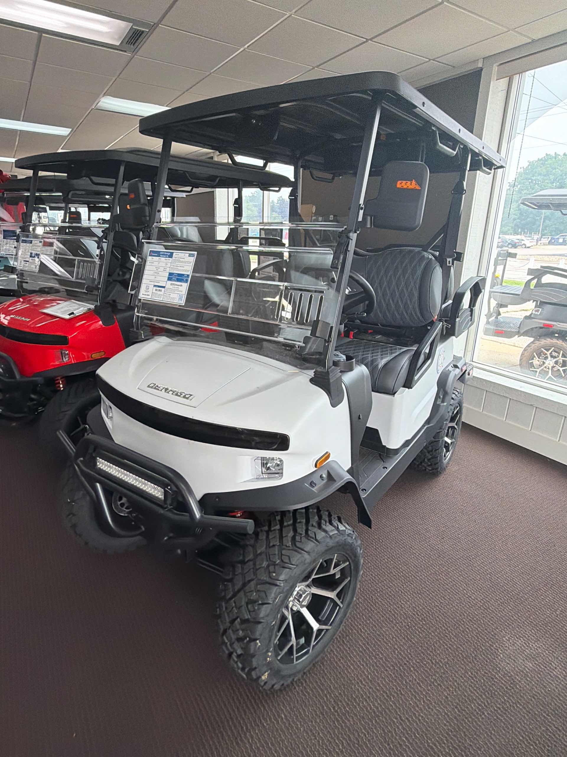 2026 Denago Nomad XL Golf Cart in Matte White