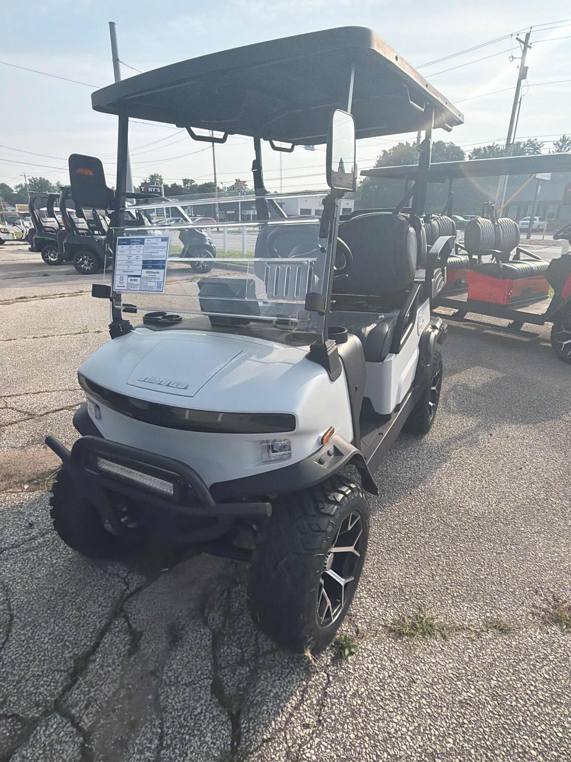 2026 Denago Nomad XL Golf Cart in Matte White