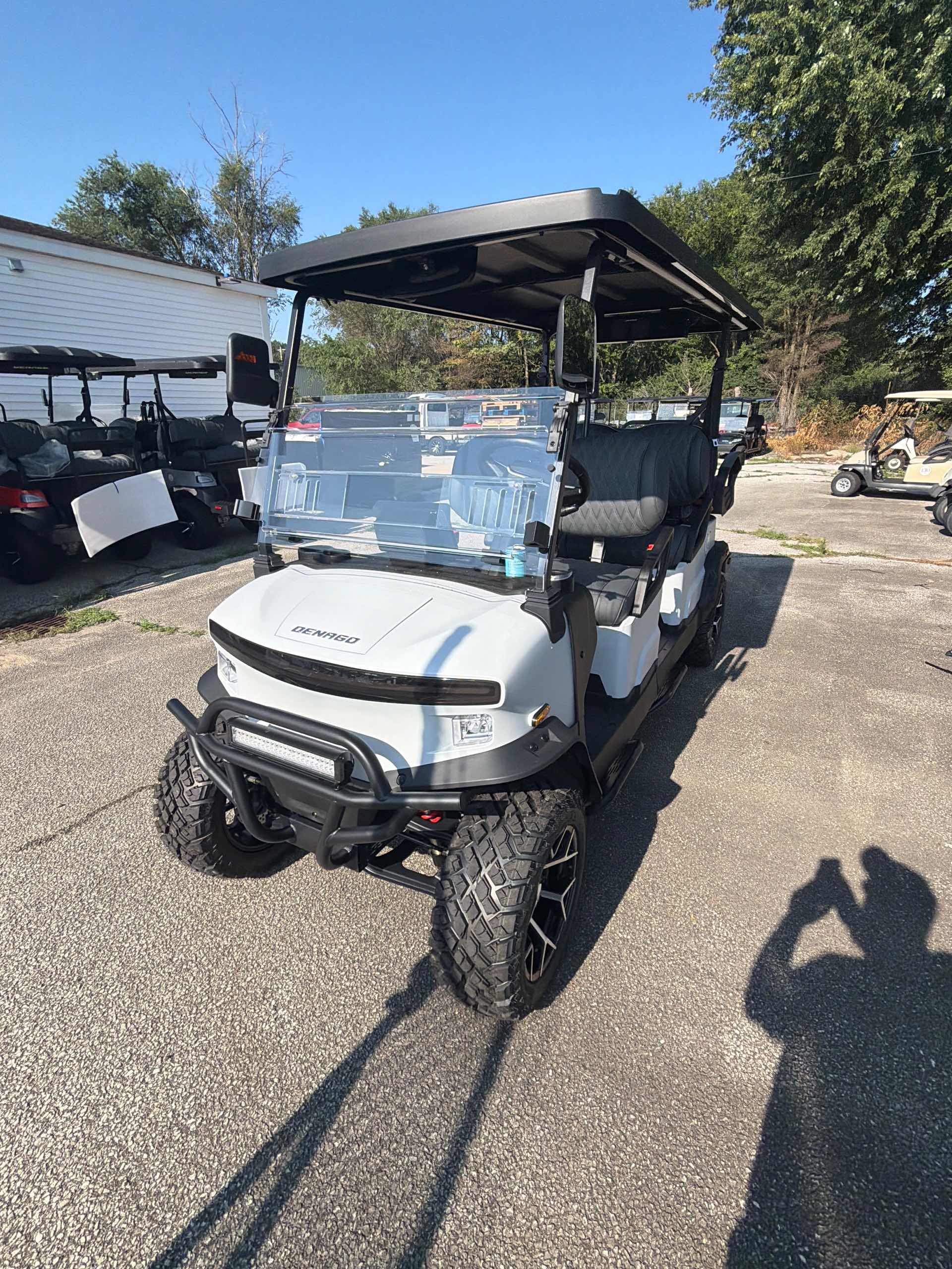 2026 Denago Rover XL6 Golf Cart in Matte White for sale at TIGON South Bend, IN