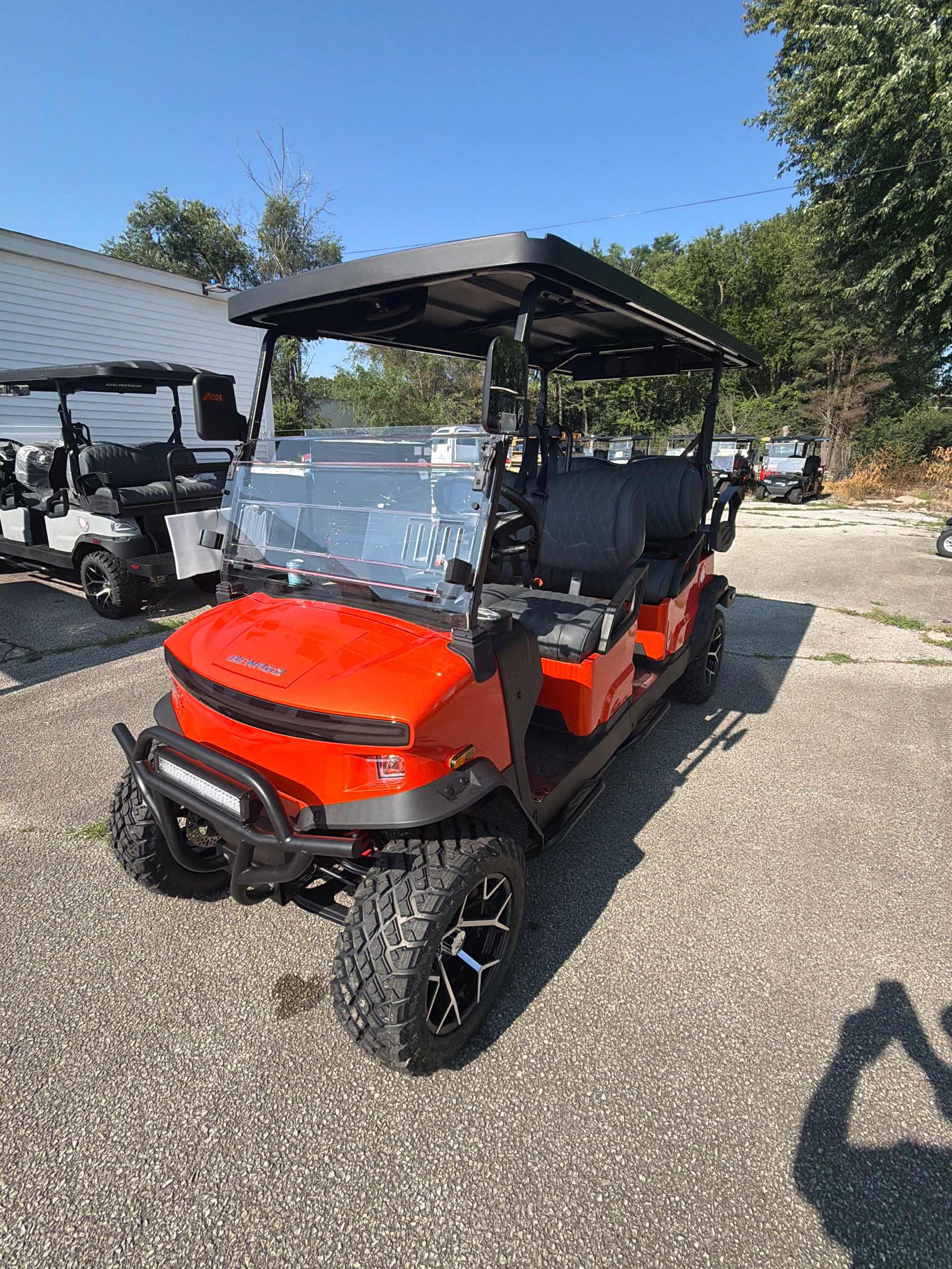 2026 Denago Rover XL6 Golf Cart in Lava for sale at TIGON South Bend, IN