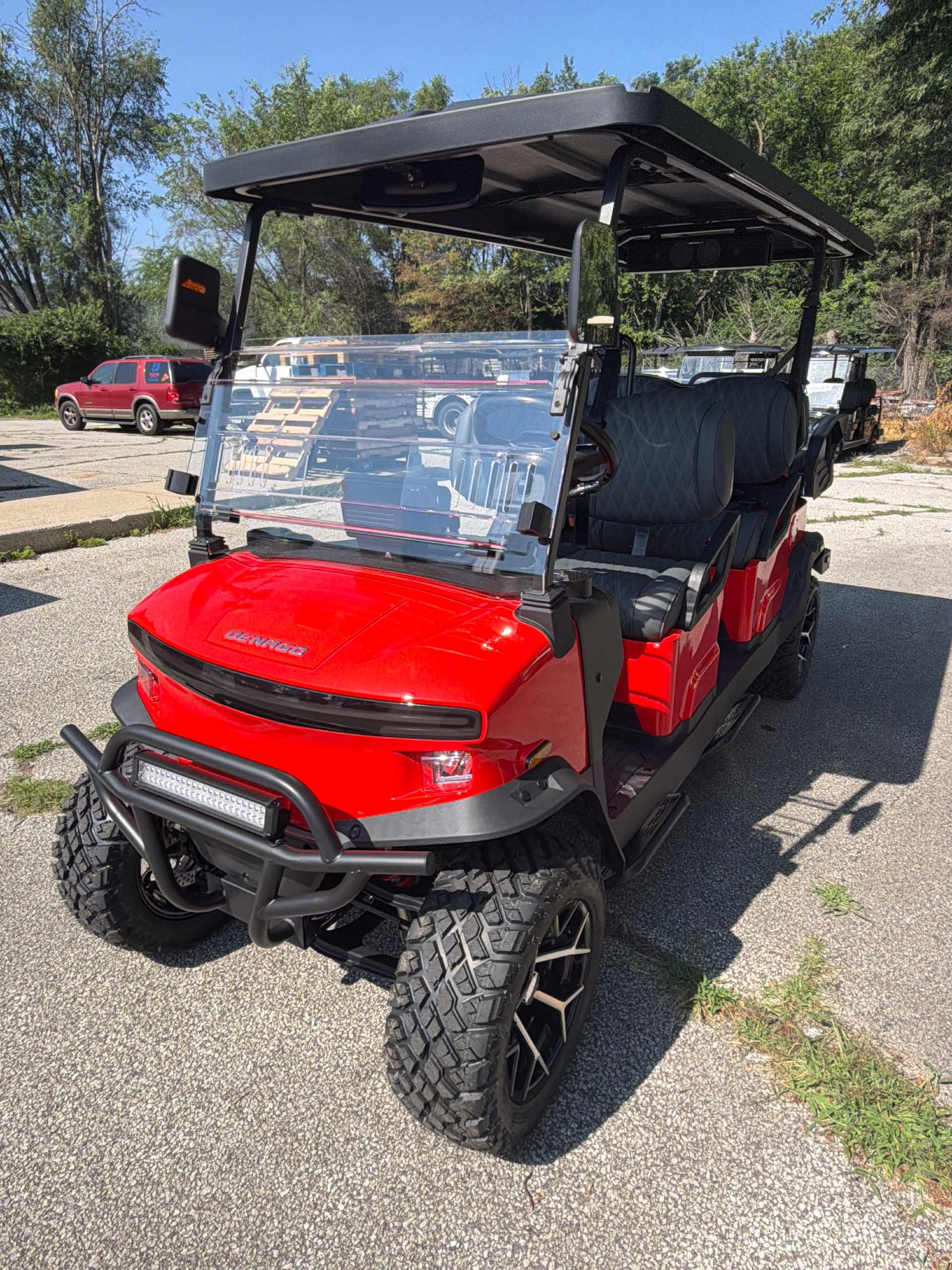 2026 Denago Rover XL6 Golf Cart in Scarlet for sale at TIGON South Bend, IN
