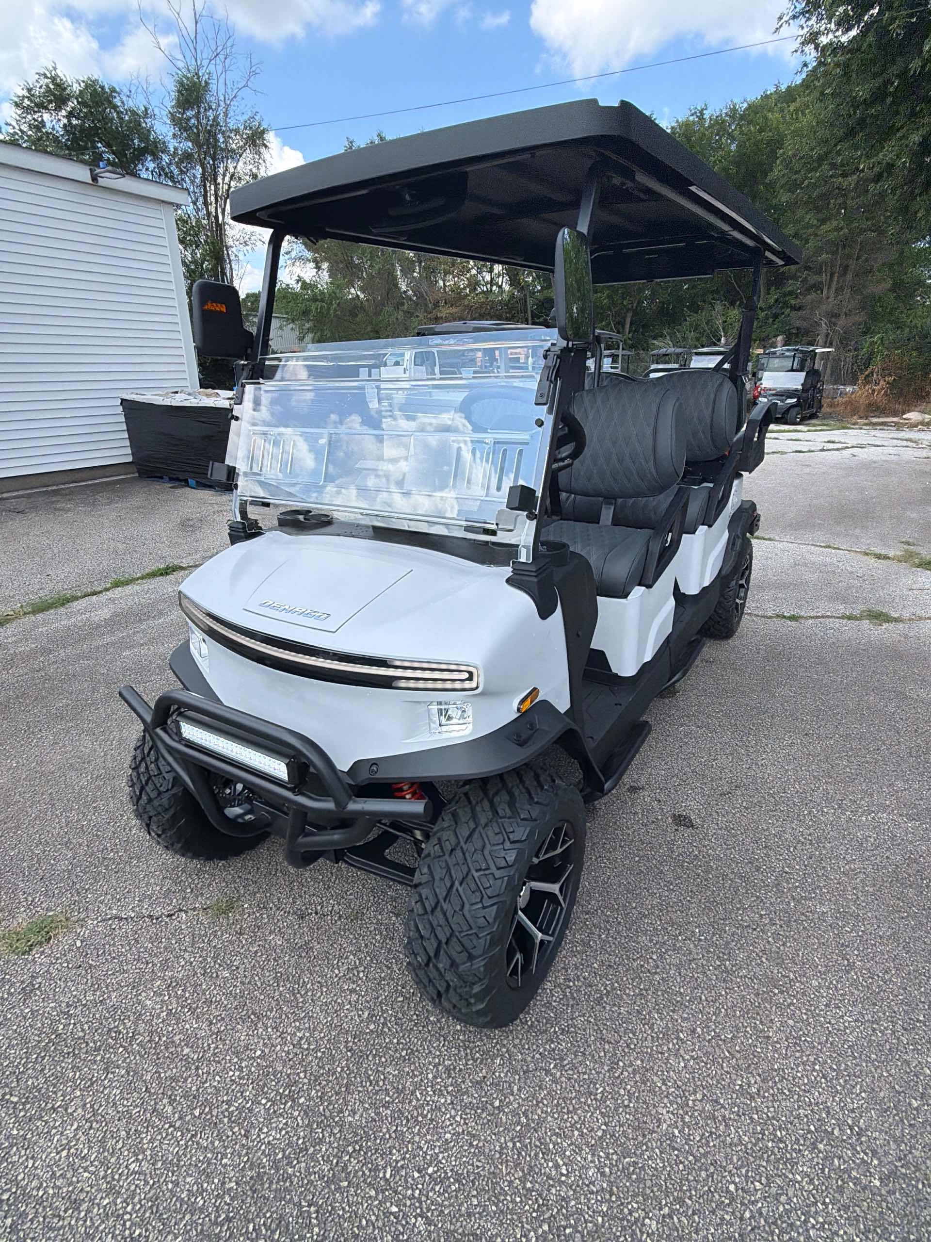 2026 Denago Rover XL6 Golf Cart in Matte White for sale at TIGON South Bend, IN