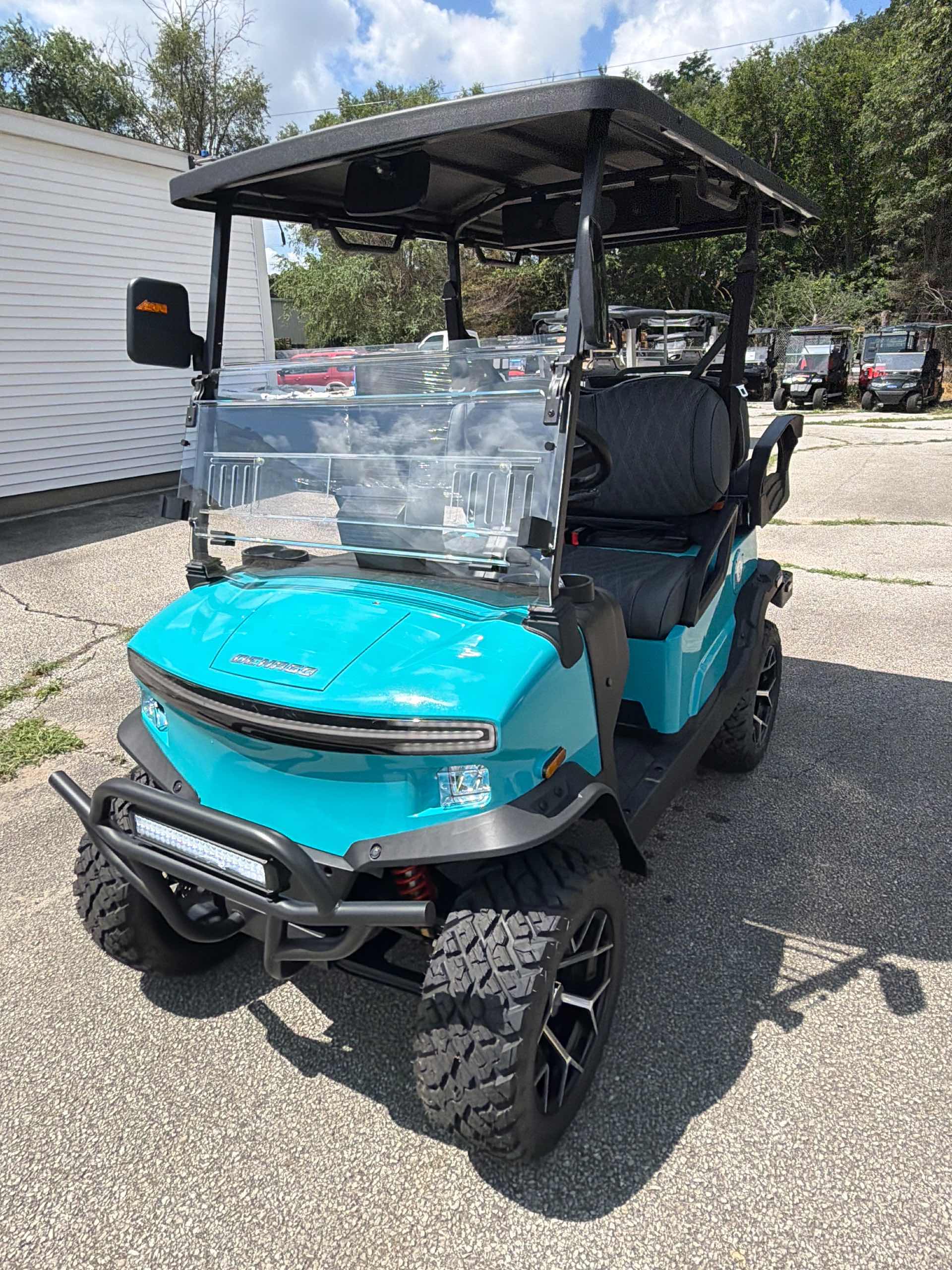2026 Denago Nomad XL Golf Cart in Aqua for sale at TIGON South Bend, IN