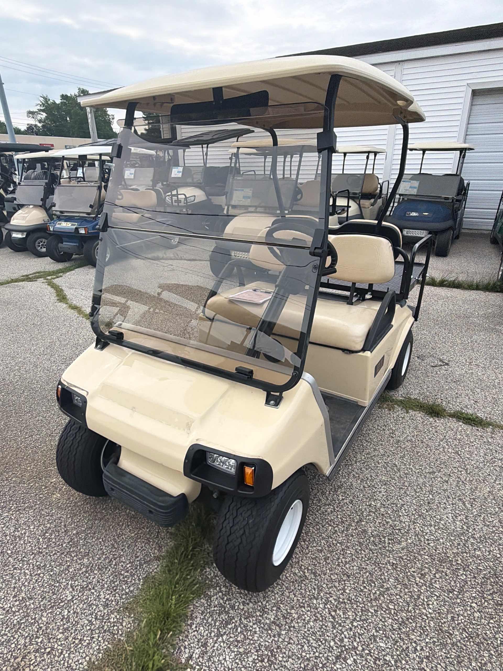 Used 2007 Club Car DS Golf Cart in Beige for sale at TIGON South Bend, IN