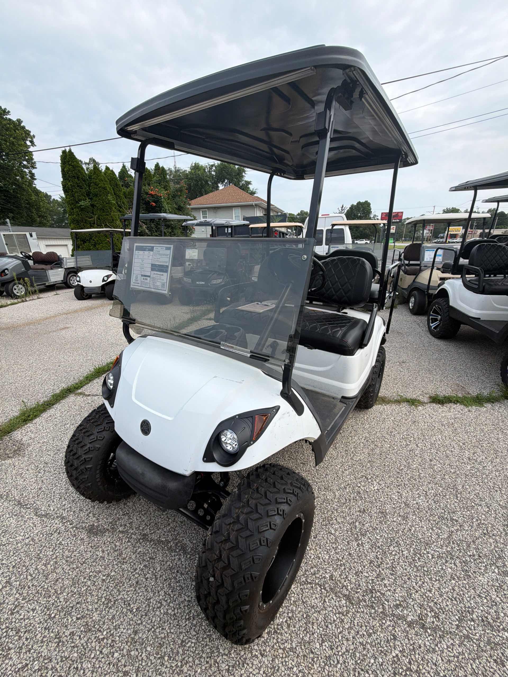 2012 Yamaha G29 Golf Cart in White