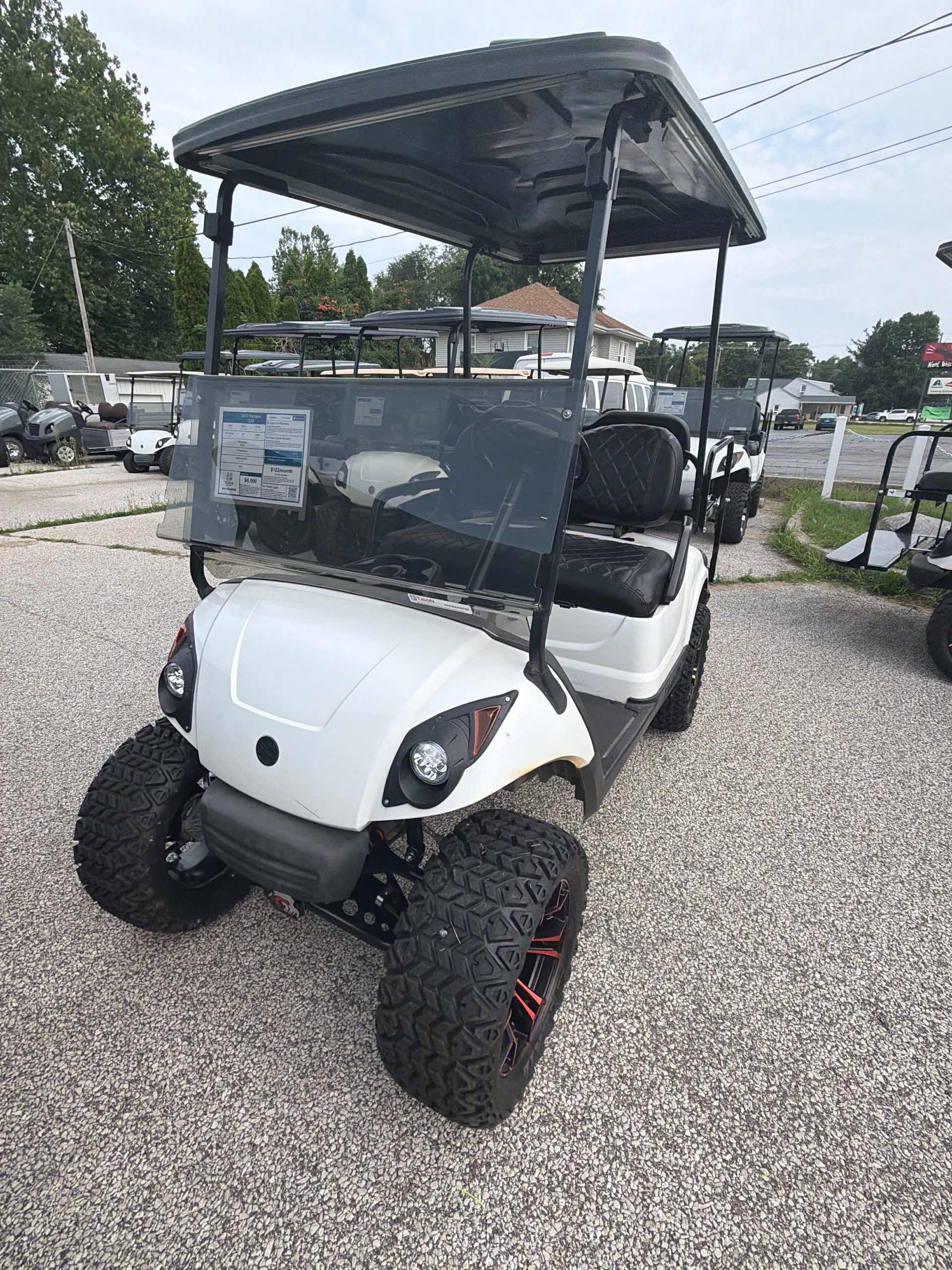 2013 Yamaha G29 Golf Cart in White