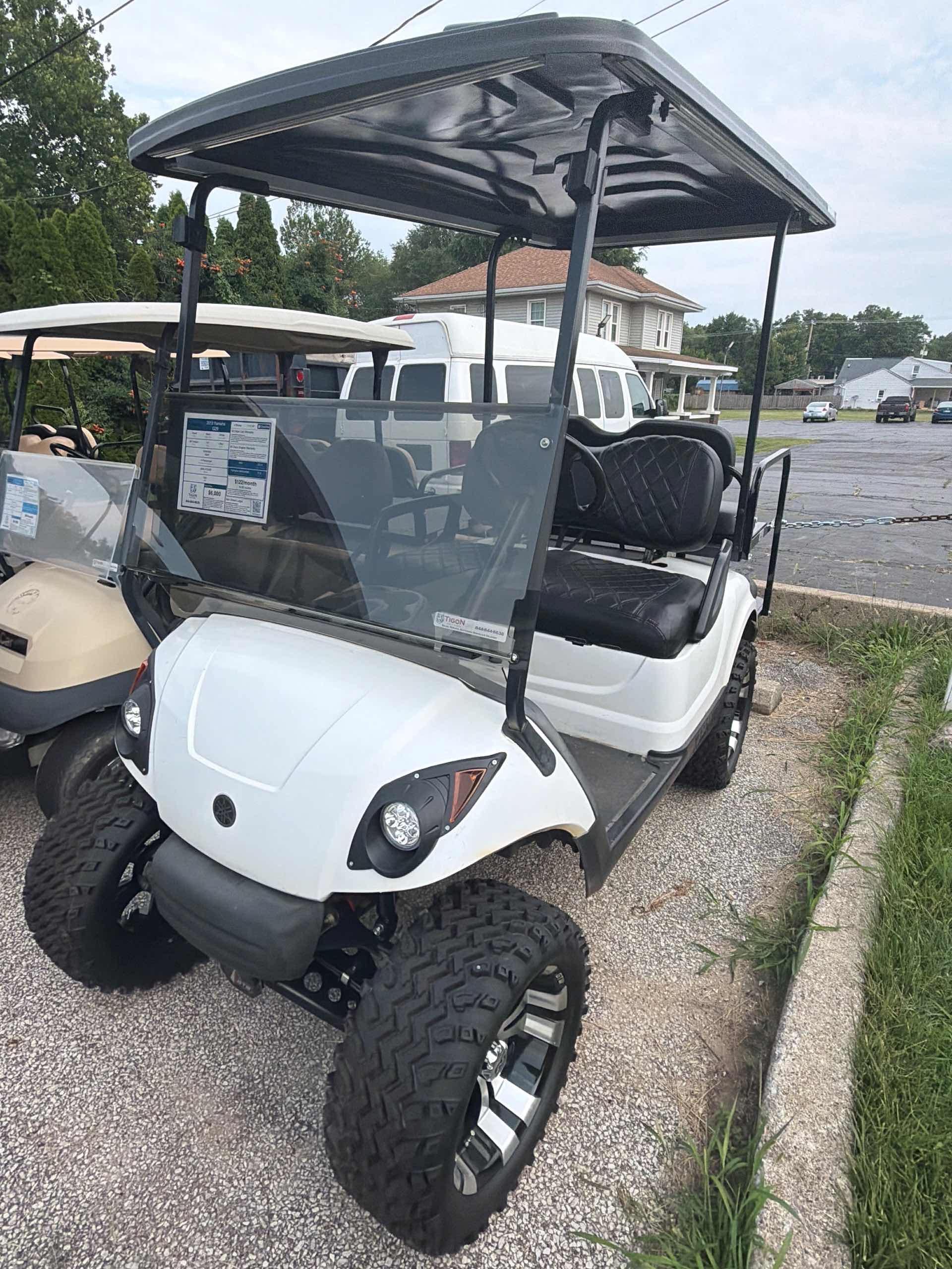 Used 2013 Yamaha G29 Golf Cart in White for sale at TIGON South Bend, IN