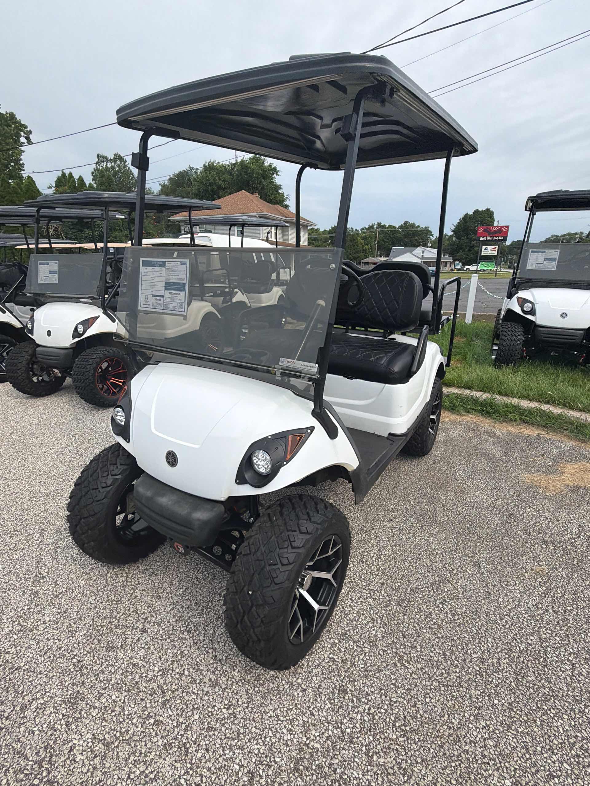 Used 2013 Yamaha G29 Golf Cart in White for sale at TIGON South Bend, IN