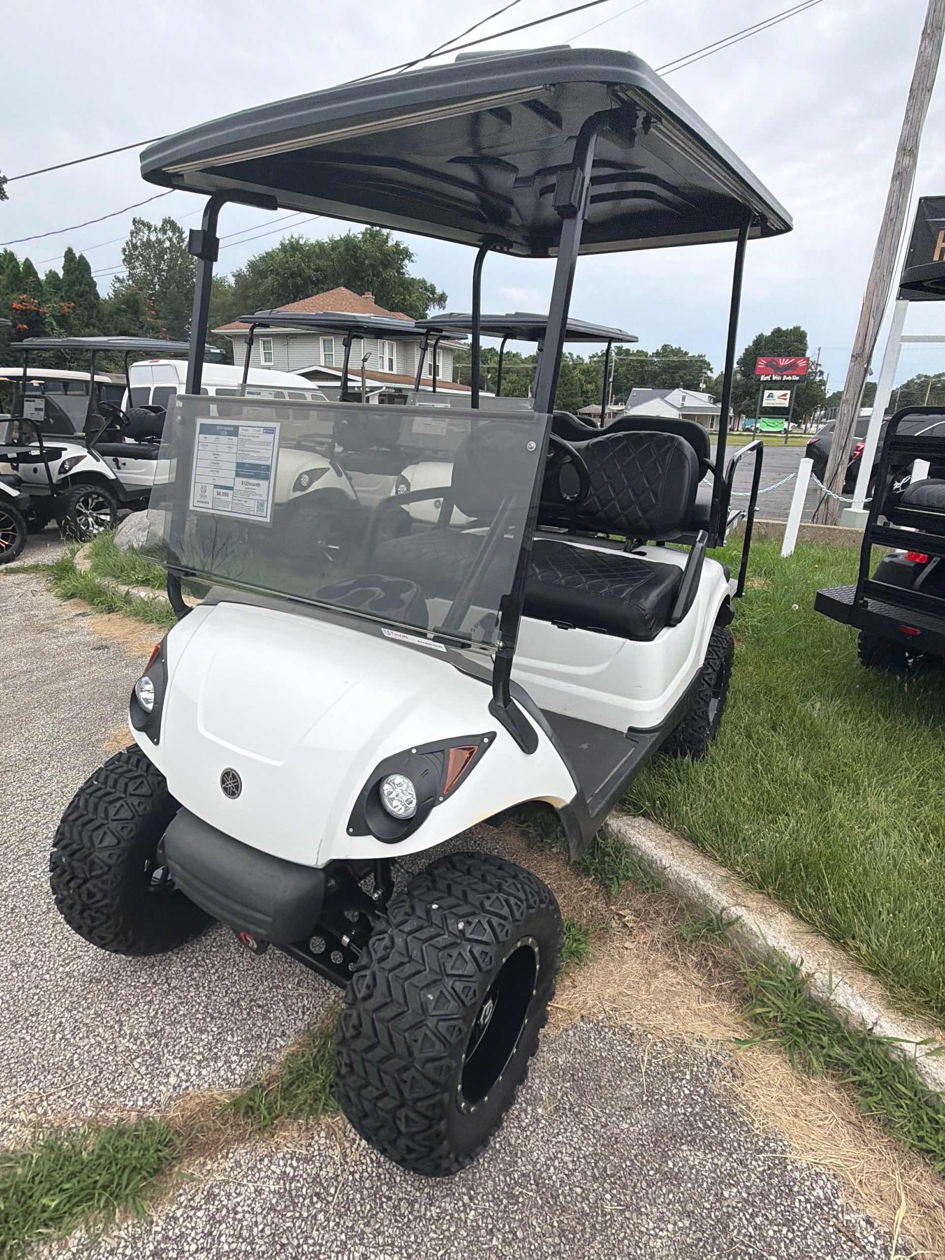 Used 2013 Yamaha G29 Golf Cart in White for sale at TIGON South Bend, IN