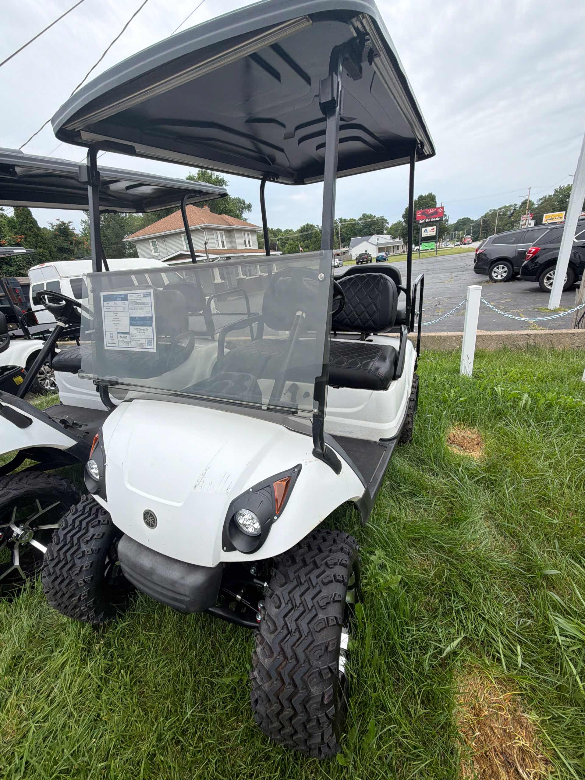 Used 2013 Yamaha G29 Golf Cart in White for sale at TIGON South Bend, IN