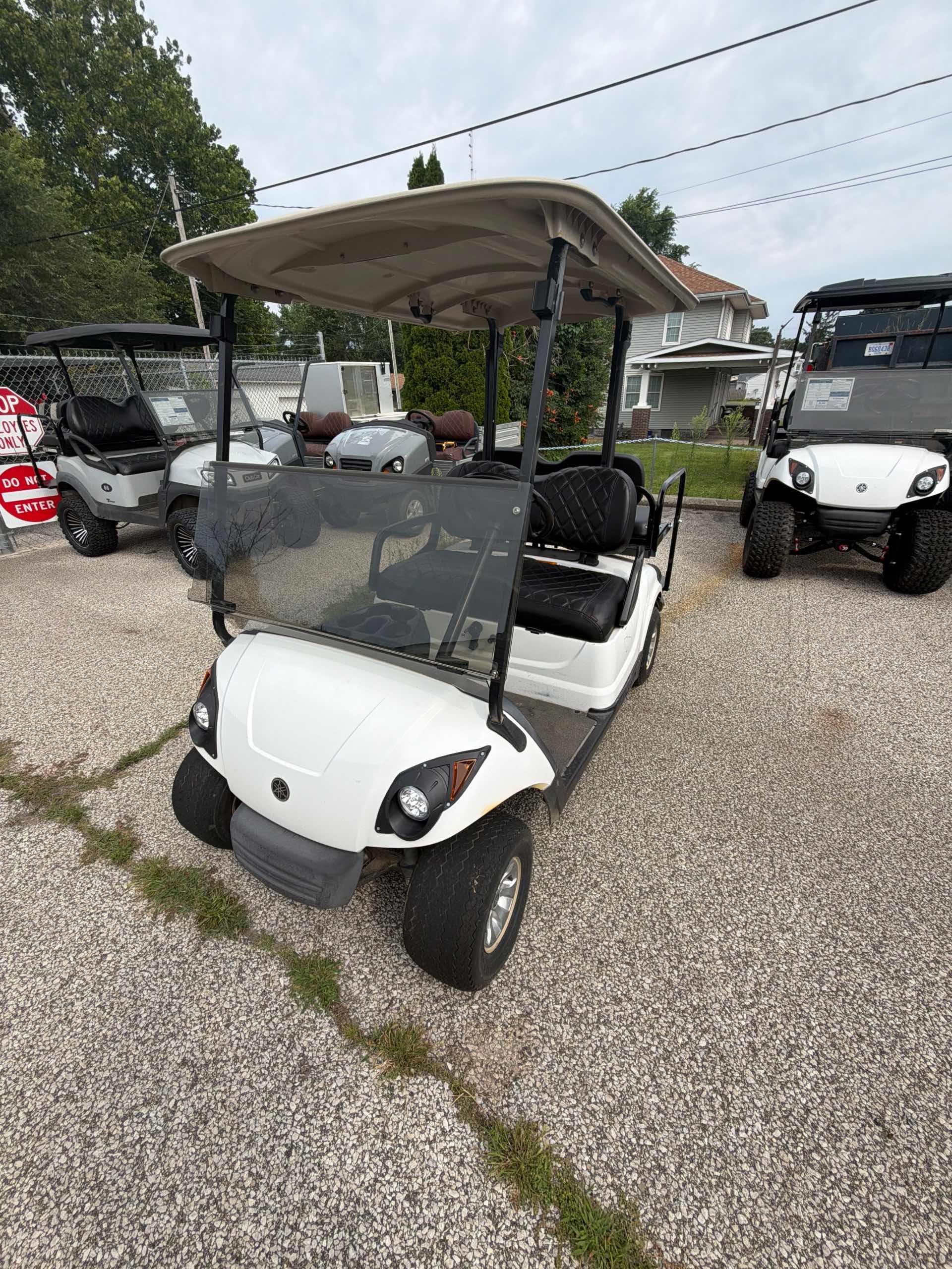 Used 2013 Yamaha G29 Golf Cart in White for sale at TIGON South Bend, IN