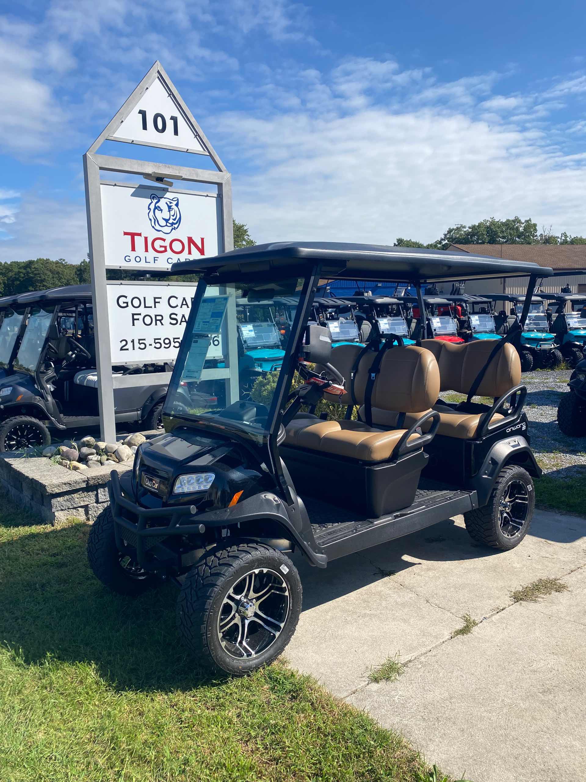 2027 Club Car Onward 4 Forward LSV Golf Cart in Metallic Tuxedo Black for sale at TIGON Ocean View, NJ