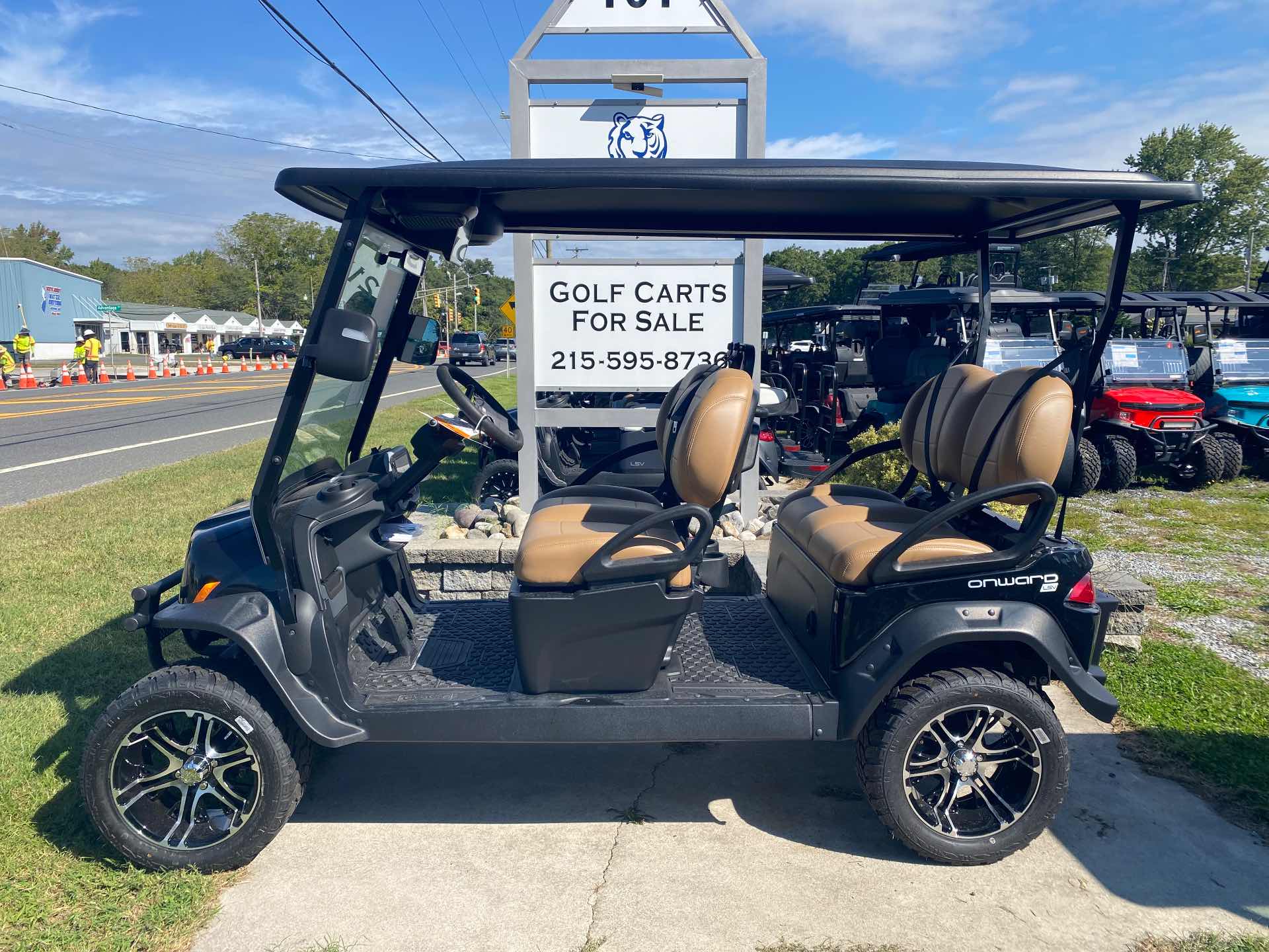 2027 Club Car Onward 4 Forward LSV Metallic Tuxedo Black image 2